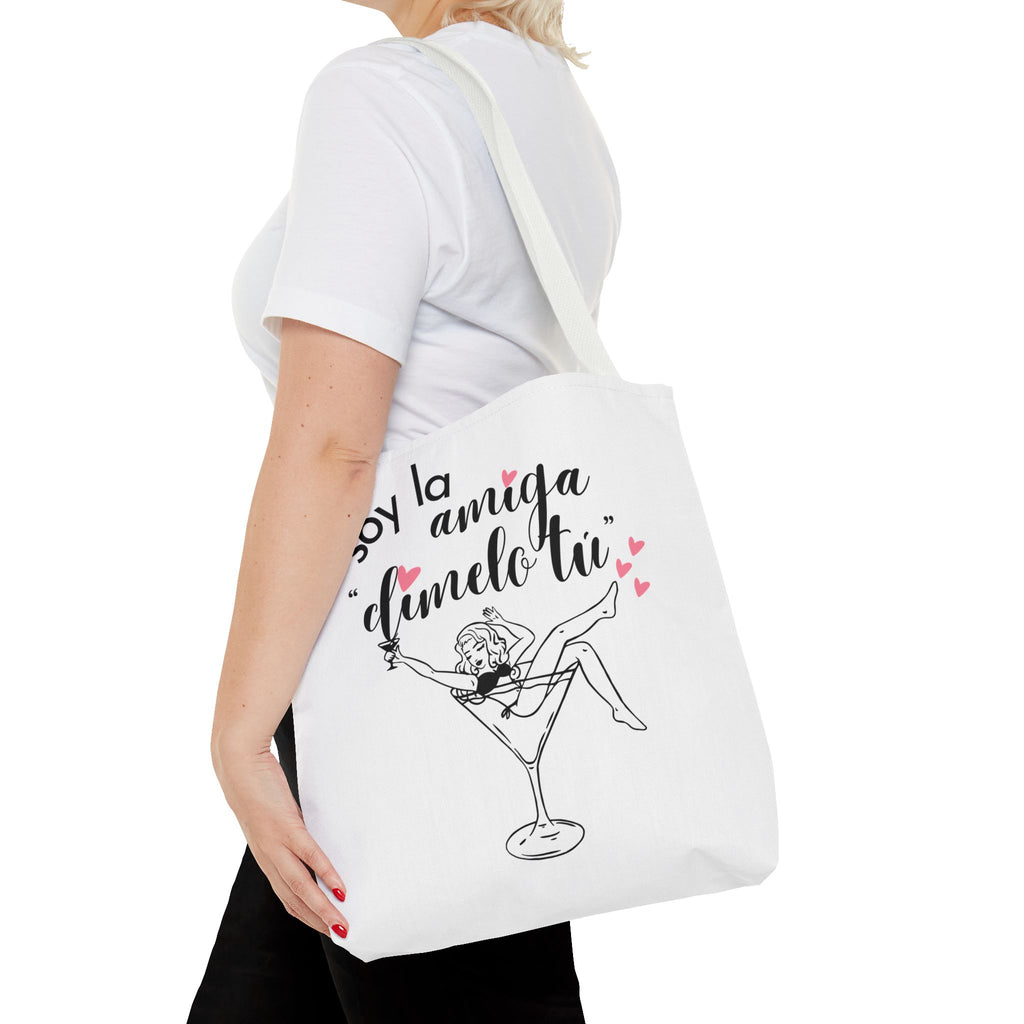 Bolso Tote "Soy la Amiga, Dímelo Tú" — Despedida de Soltera