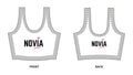 Top Deportivo Novia Team — Crop Top Atlético con Corazón
