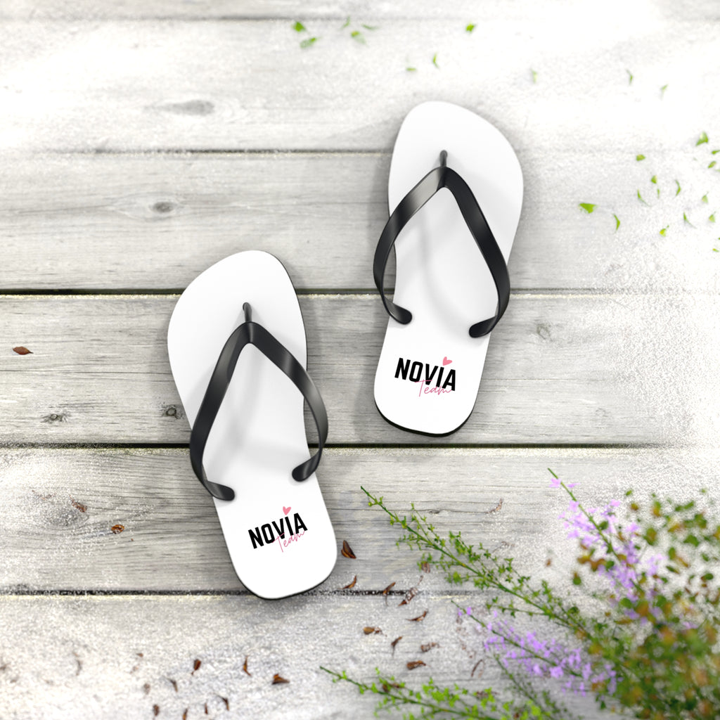 Chanclas NOVIA Team — Sandalias de Playa con Corazón Rosa