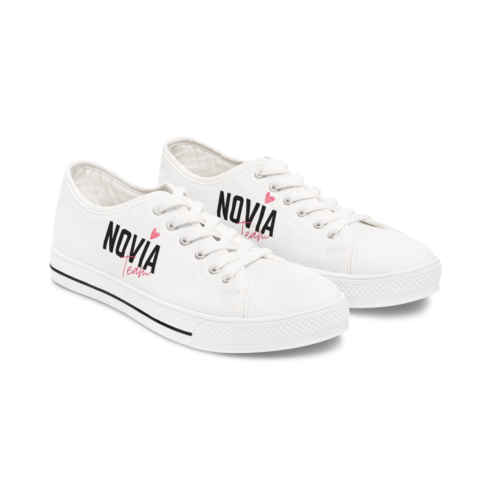 Novia Team Women's Low Top Sneakers — Bridal Bachelorette Party Shoes