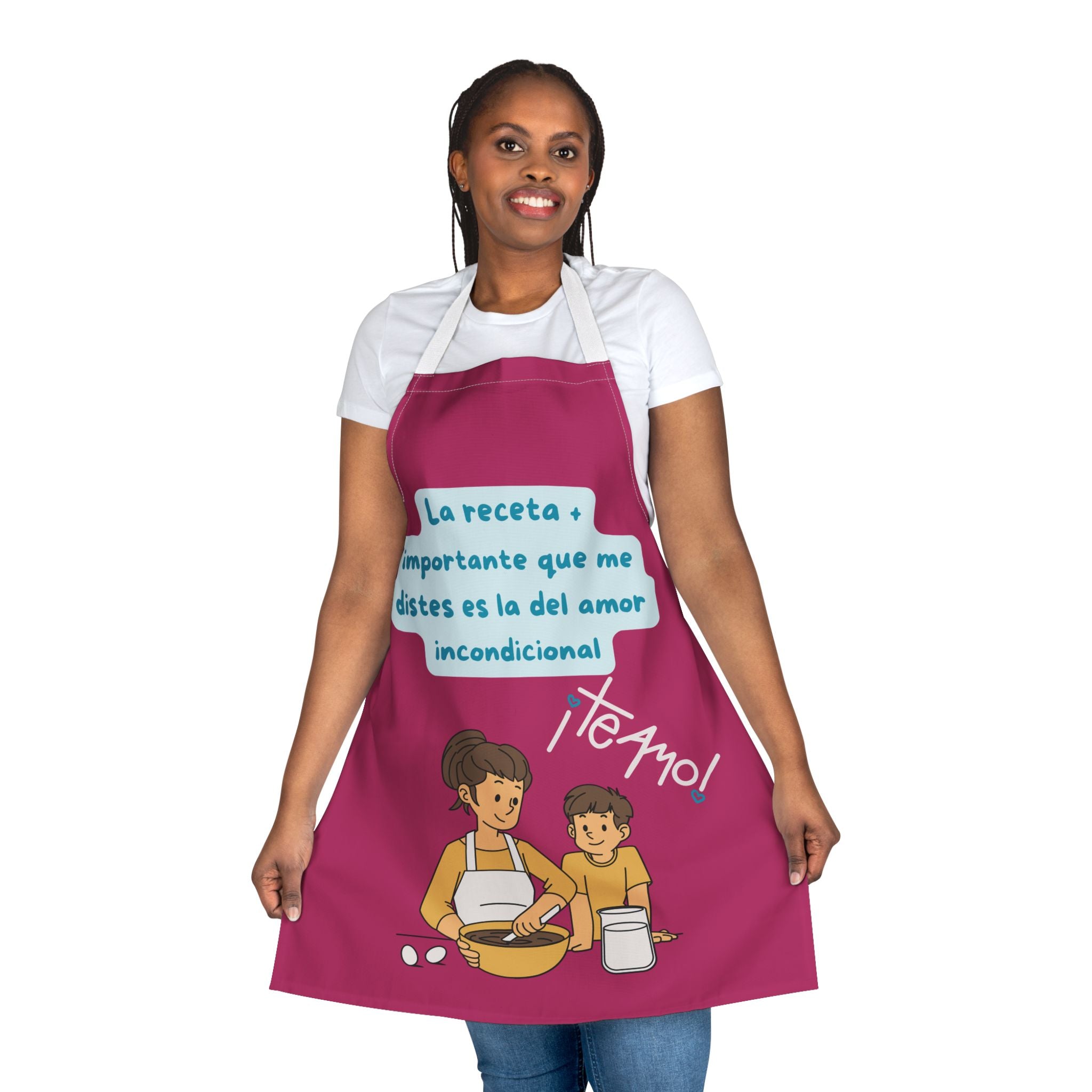 Apron — "La receta más importante" Spanish Love Cooking Apron