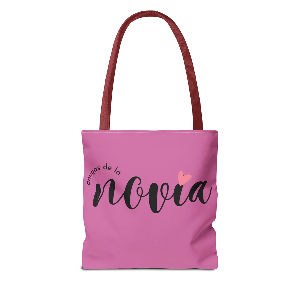 Pink Spanish Bachelorette Tote – “Soy la amiga cañera / Amigas de la novia” Canvas Bag