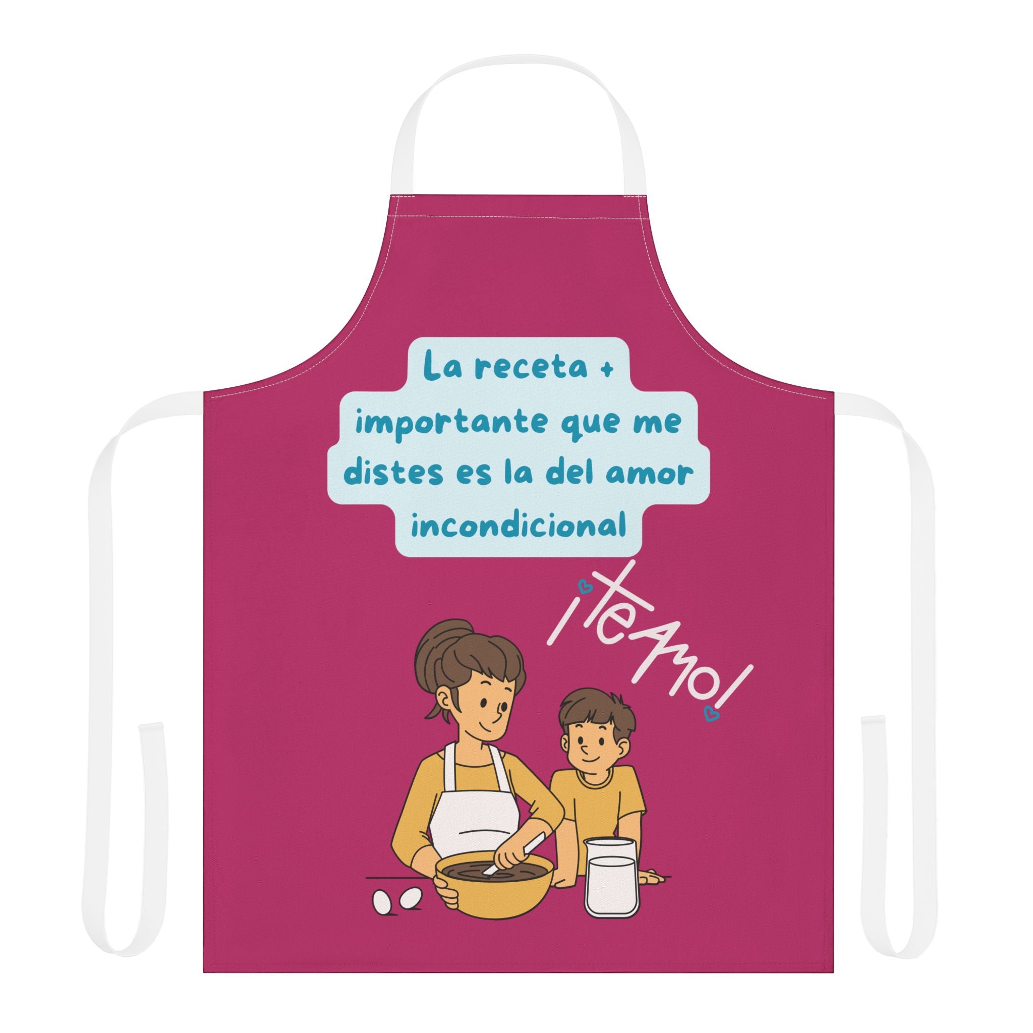 Apron — "La receta más importante" Spanish Love Cooking Apron