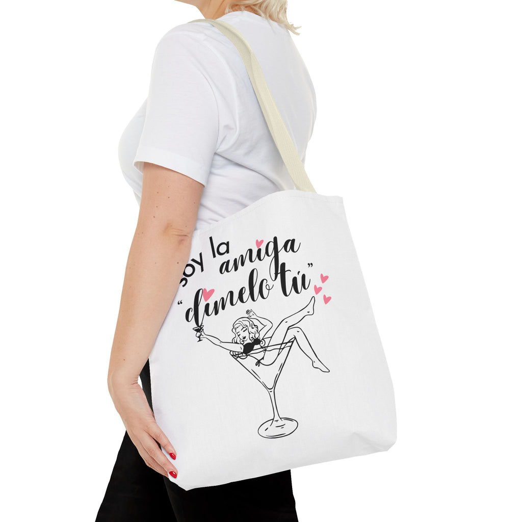 Bolso Tote "Soy la Amiga, Dímelo Tú" — Despedida de Soltera
