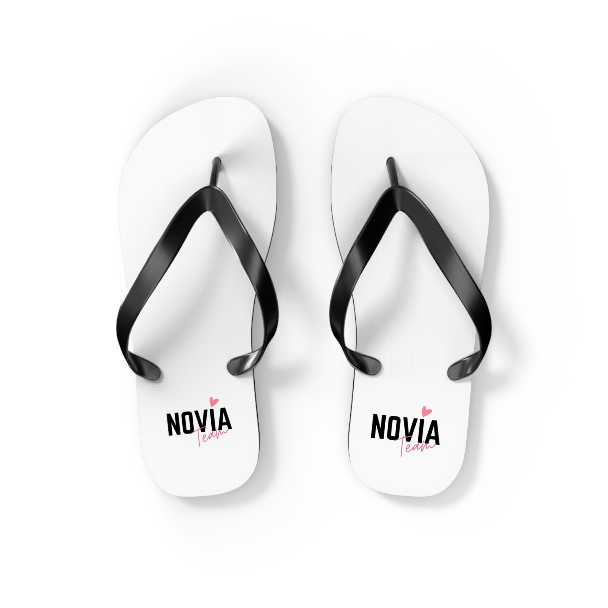 Chanclas NOVIA Team — Sandalias de Playa con Corazón Rosa