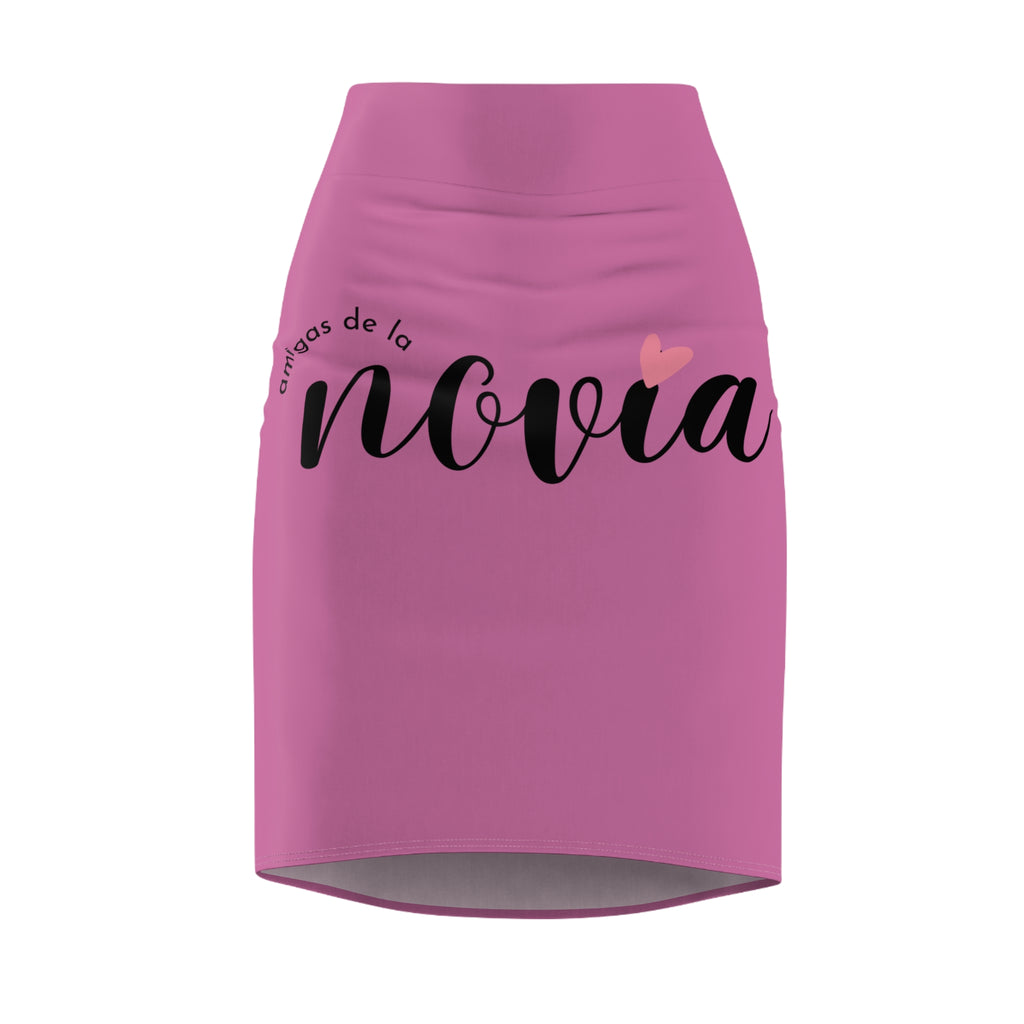 Falda Tubo Lila amigas de la novia — Falda Despedida de Soltera para Amigas de la novia