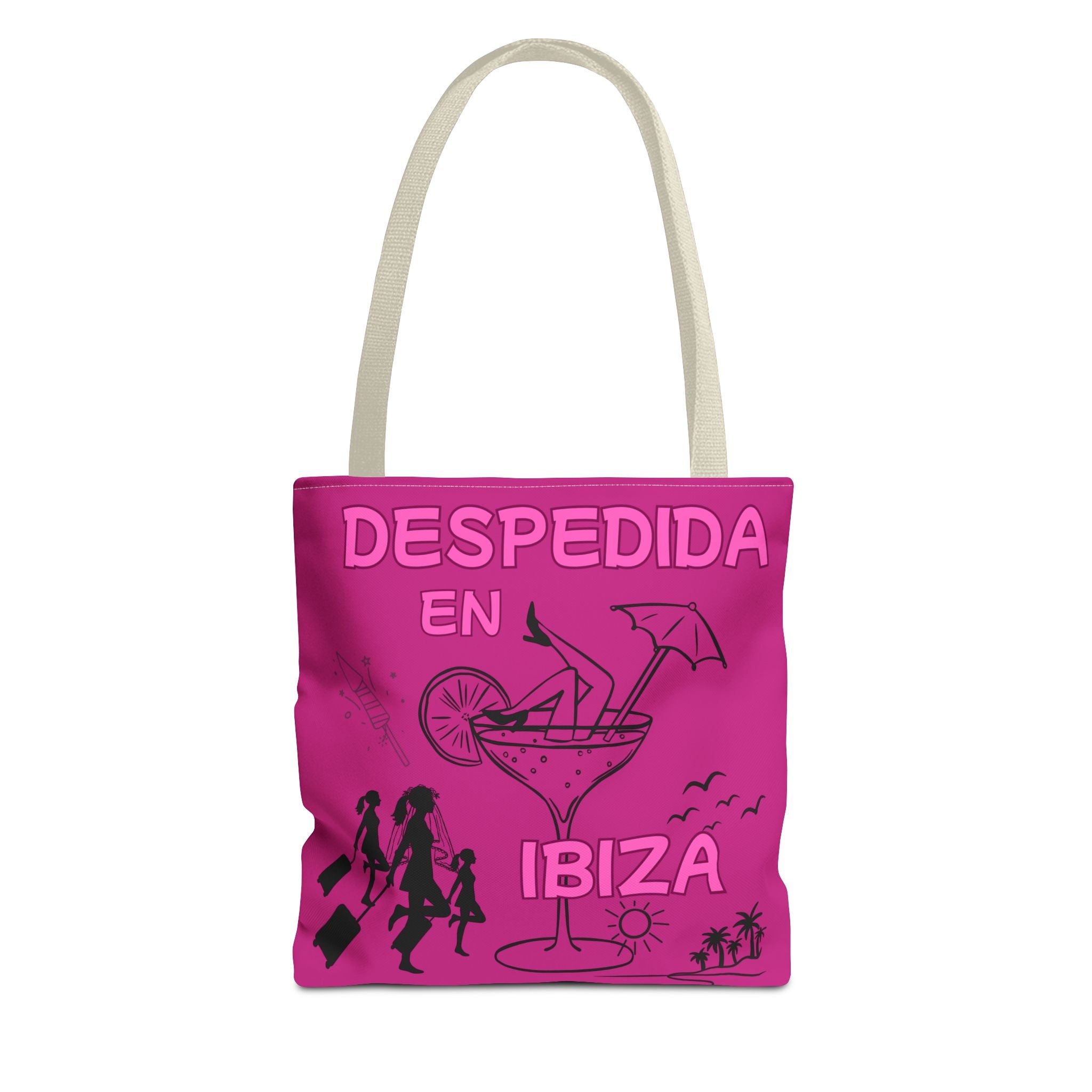 Bolso Tote "Despedida en Ibiza" Rosa — Despedida de Soltera