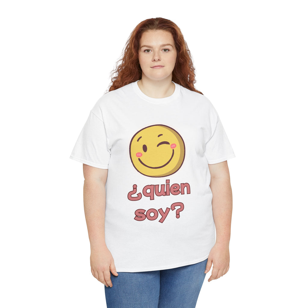 T-Shirt — "¿Quién soy?" Front Smiley & "La Novia Loka" Back Bachelorette Tee