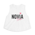 Crop Top Novia Team — Camiseta Tirantes Despedida de Soltera