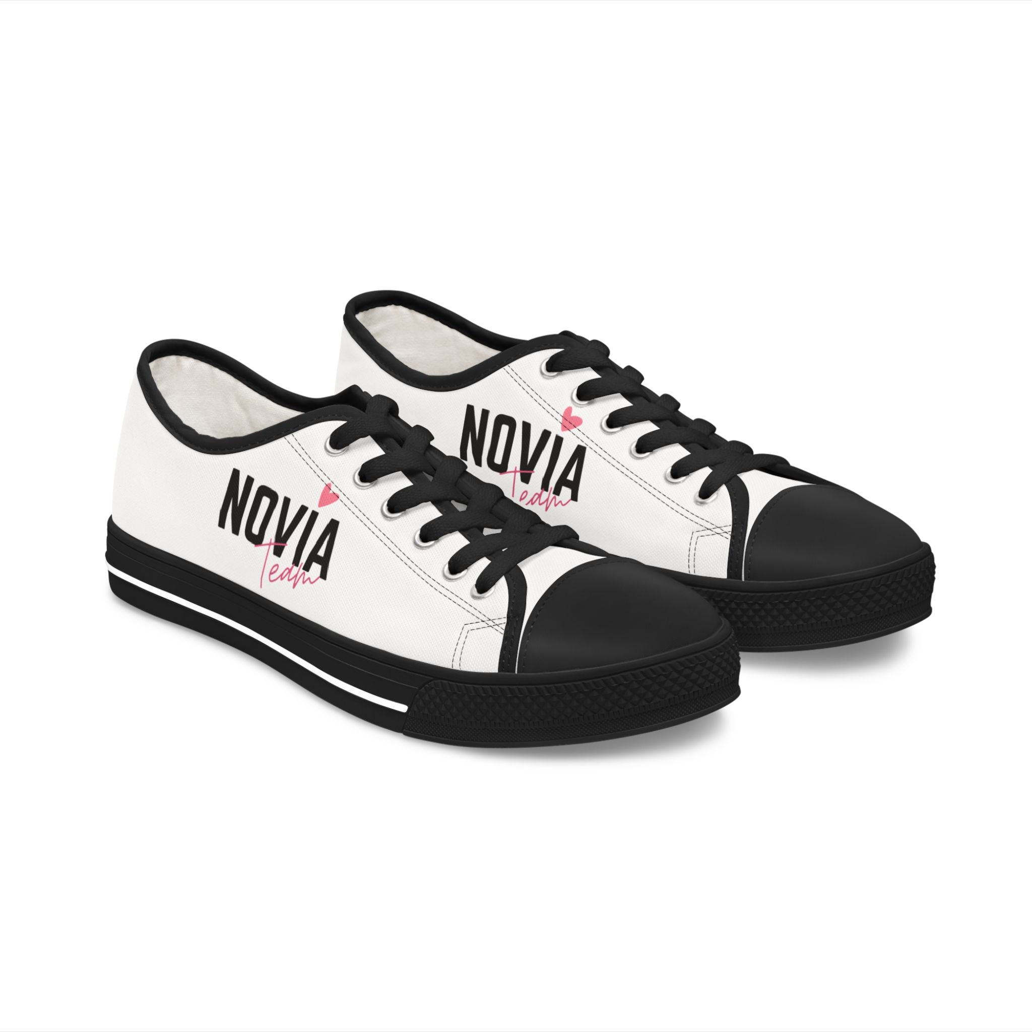 Novia Team Women's Low Top Sneakers — Bridal Bachelorette Party Shoes