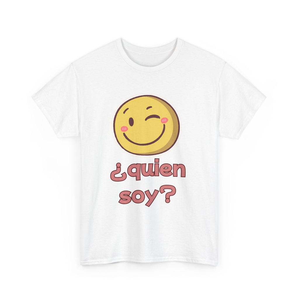 T-Shirt — "¿Quién soy?" Front Smiley & "La Novia Loka" Back Bachelorette Tee