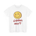 T-Shirt — "¿Quién soy?" Front Smiley & "La Novia Loka" Back Bachelorette Tee