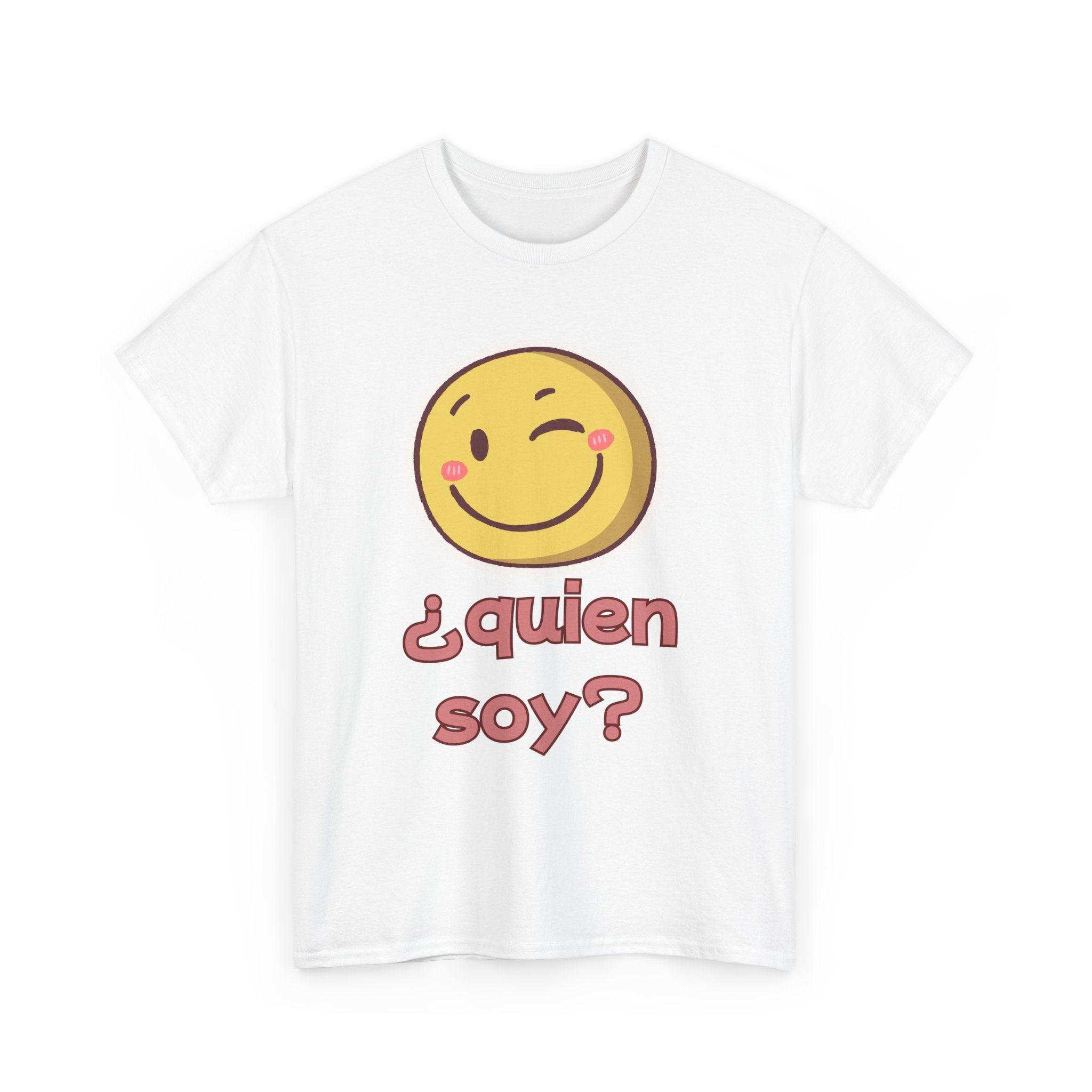 T-Shirt — "¿Quién soy?" Front Smiley & "La Novia Loka" Back Bachelorette Tee