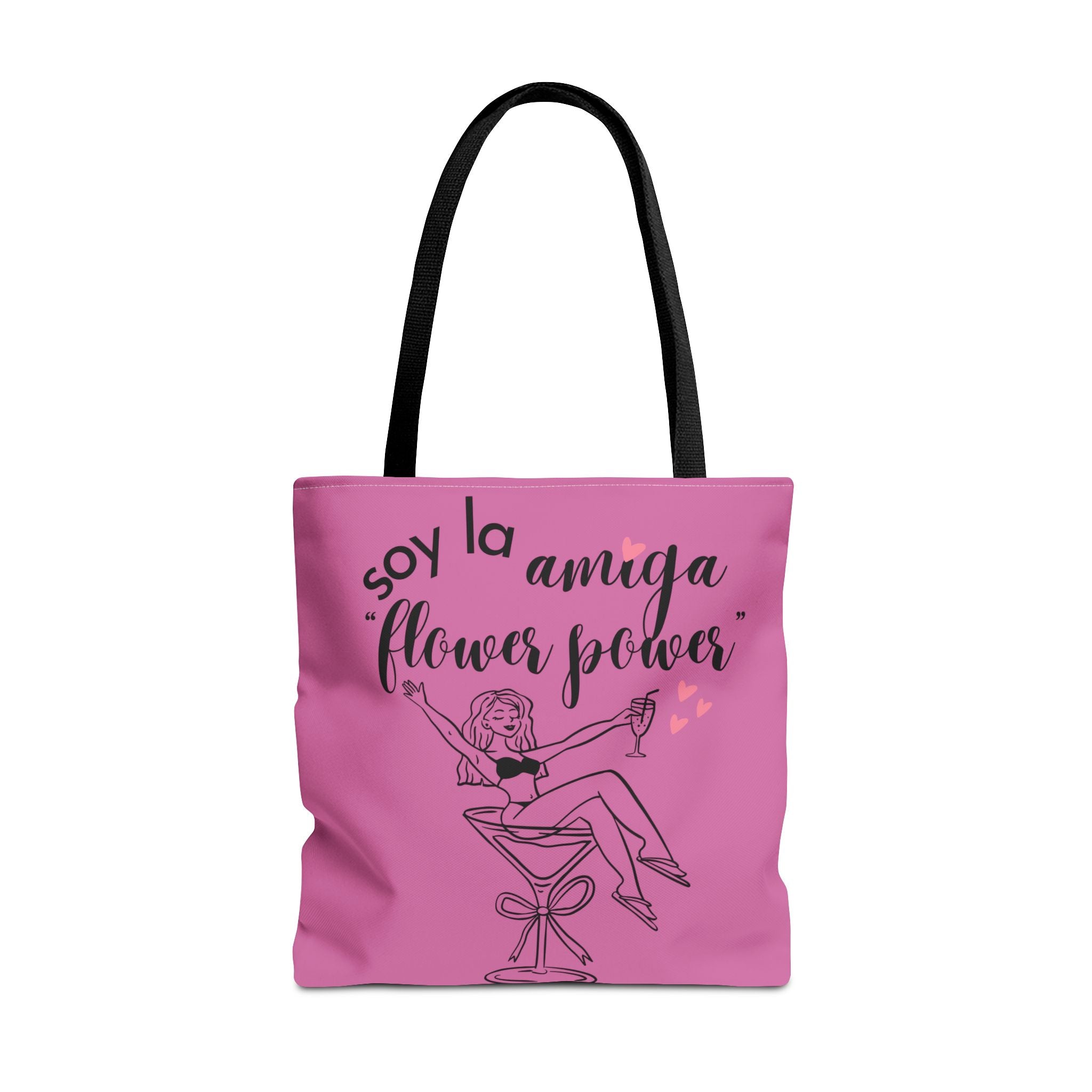 Tote Bag — 'Soy la amiga Flower Power' Bachelorette Bridal Party Tote