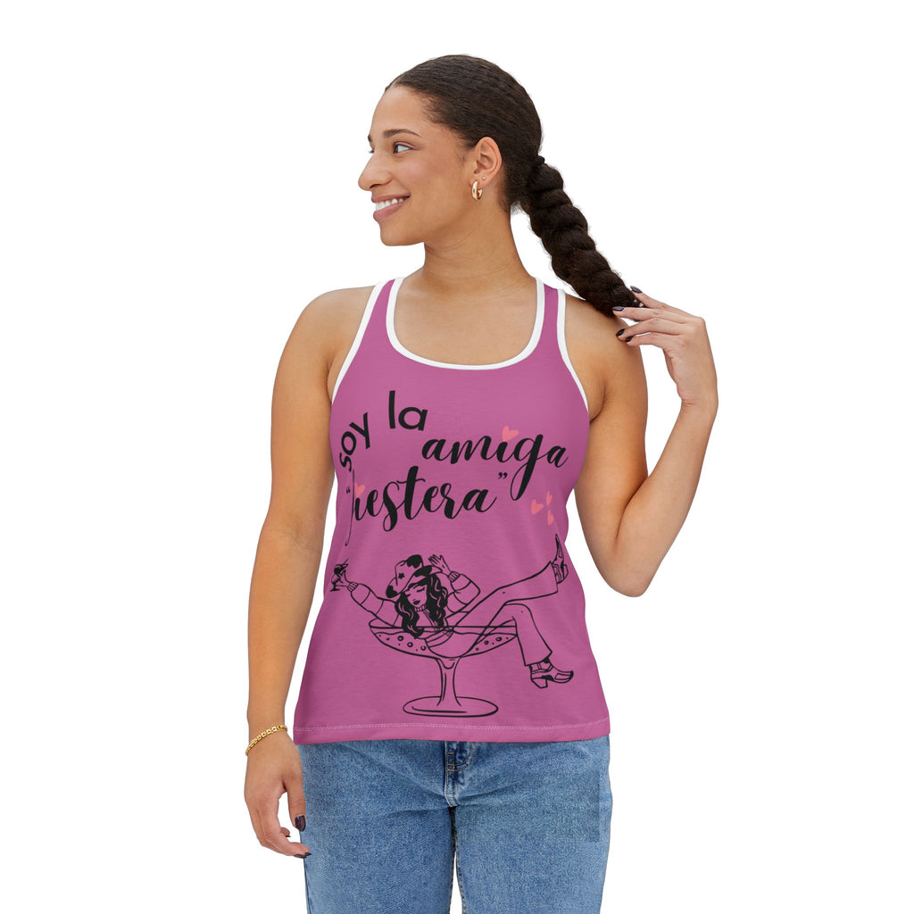 Camiseta de Tirantes — "Soy la Amiga Fiestera" Despedida de Soltera (Amiga de la Novia)