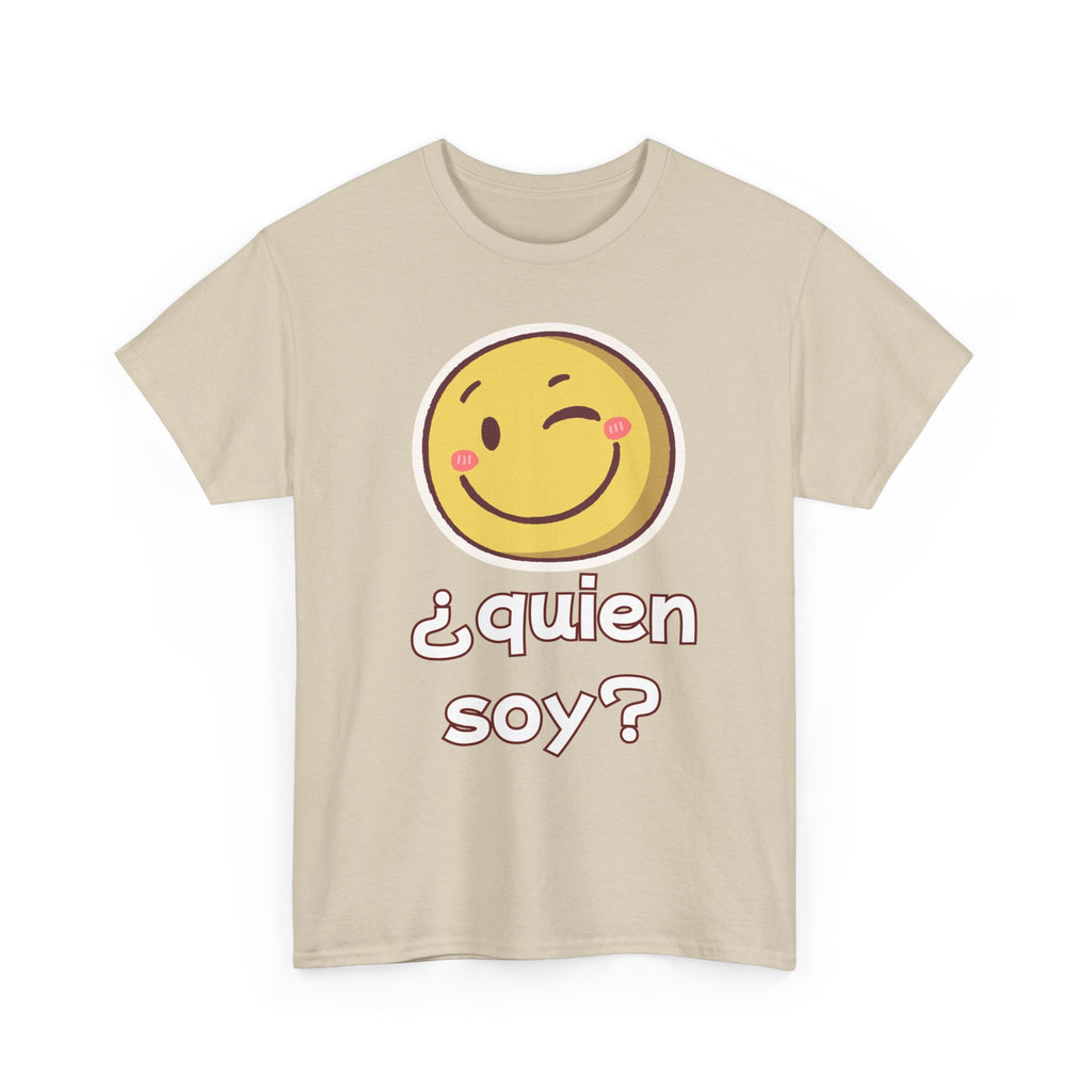Graphic Tee — "¿Quién soy? / La madre feliz" Smiley & Retro Mom