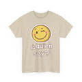 Graphic Tee — "¿Quién soy? / La madre feliz" Smiley & Retro Mom