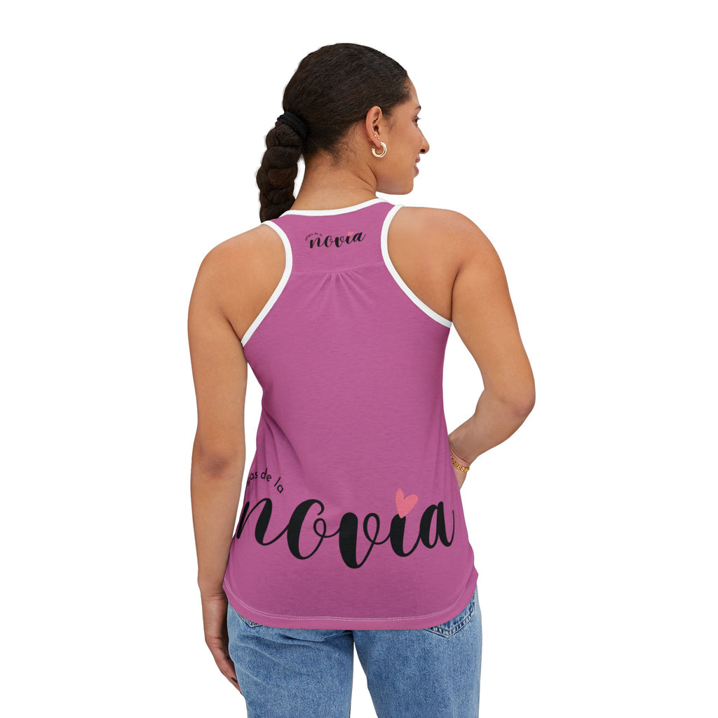 Camiseta de Tirantes — "Soy la Amiga, Dímelo Tú" Despedida de Soltera (Rosa)