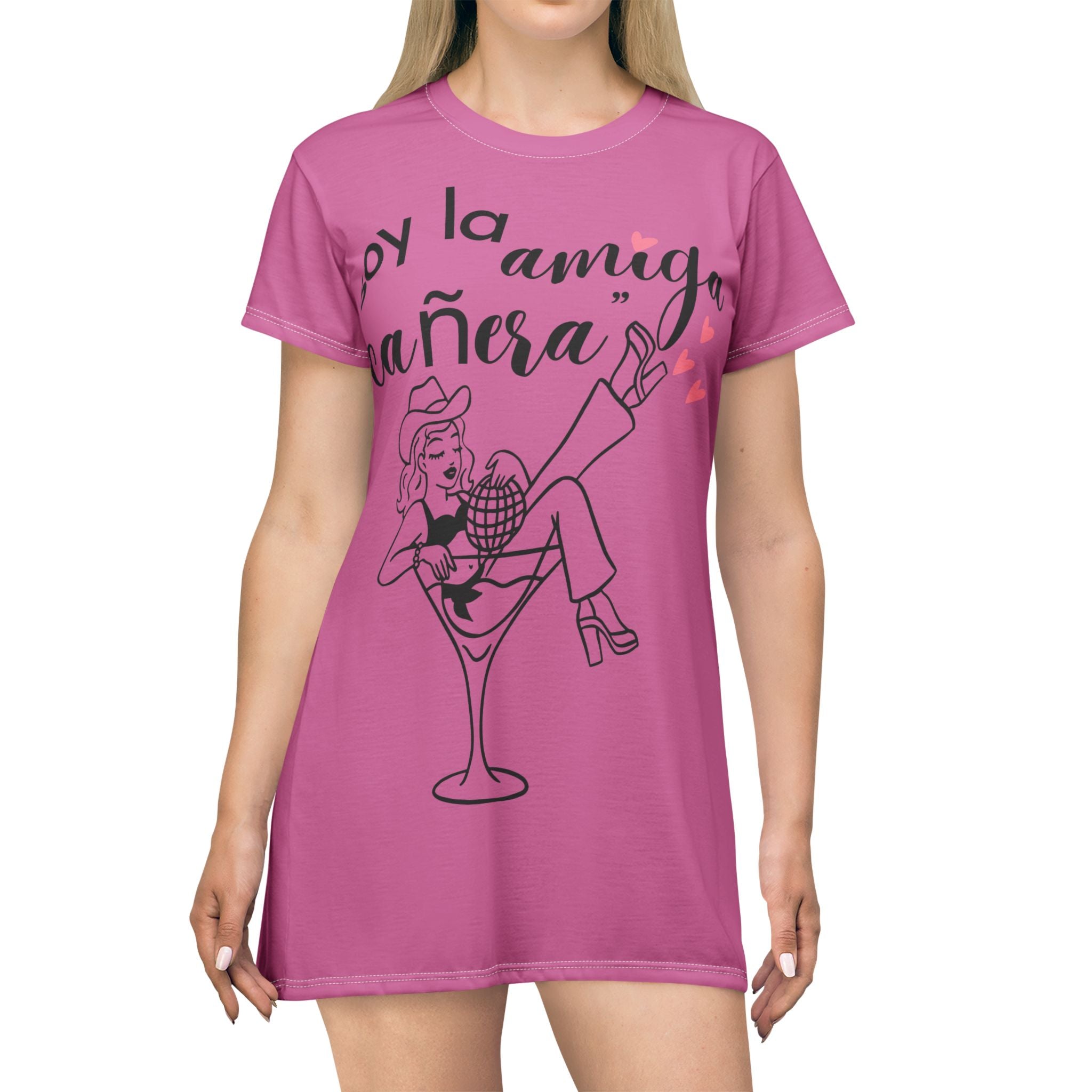 Vestido Camiseta — "Soy la Amiga Cañera" Despedida de Soltera
