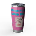 Thank You Mom 20oz Tumbler — Fitness Mom Design (Spanish)
