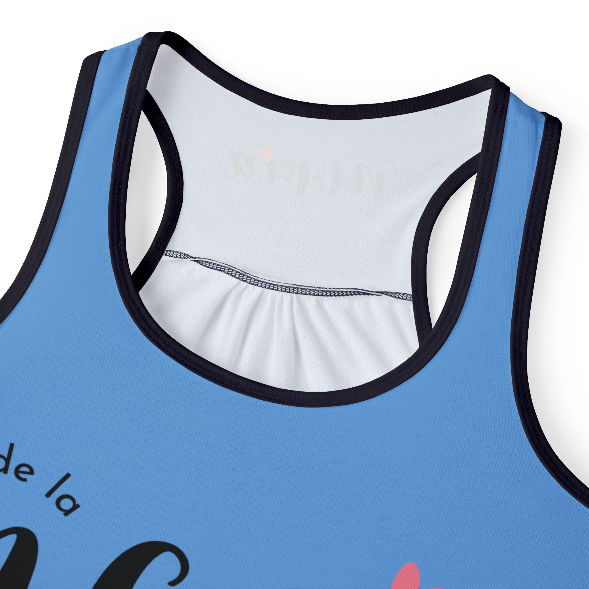 Camiseta de Tirantes — "Amigas de la Novia" Azul (Espalda Nadadora)