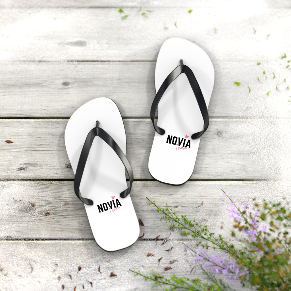 Chanclas NOVIA Team — Sandalias de Playa con Corazón Rosa