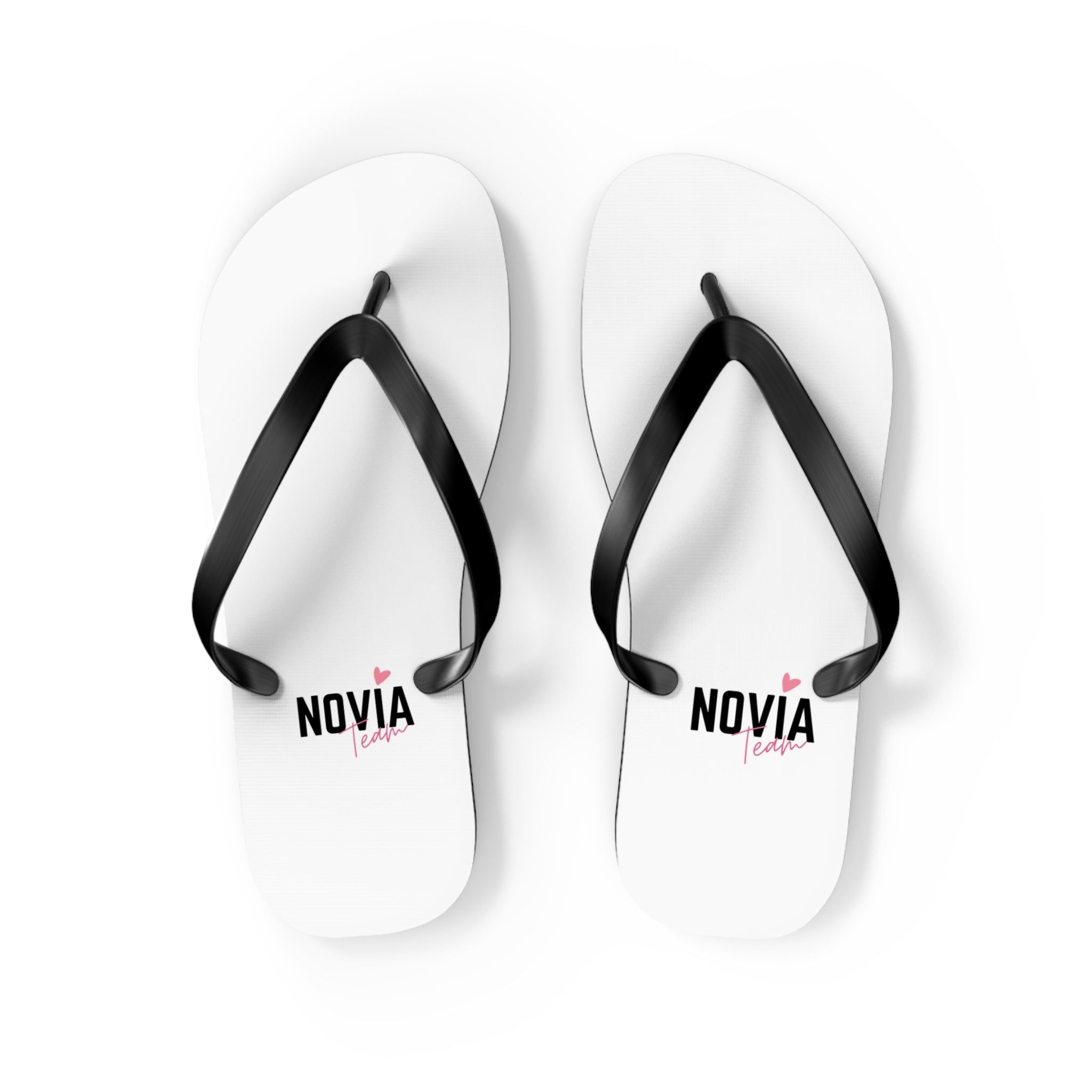 Chanclas NOVIA Team — Sandalias de Playa con Corazón Rosa