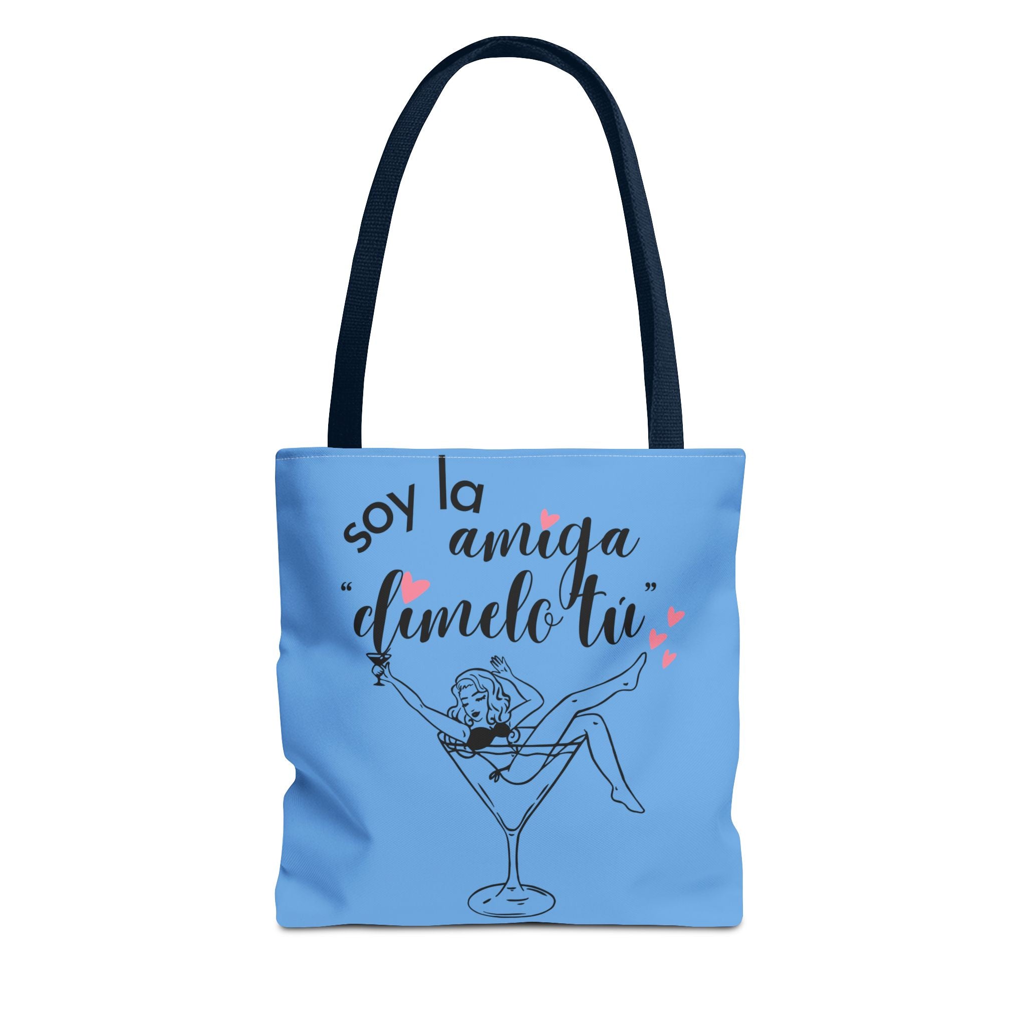 Bridesmaid Tote Bag - "Soy la amiga, dámelo tú" Bachelorette Party AOP Tote