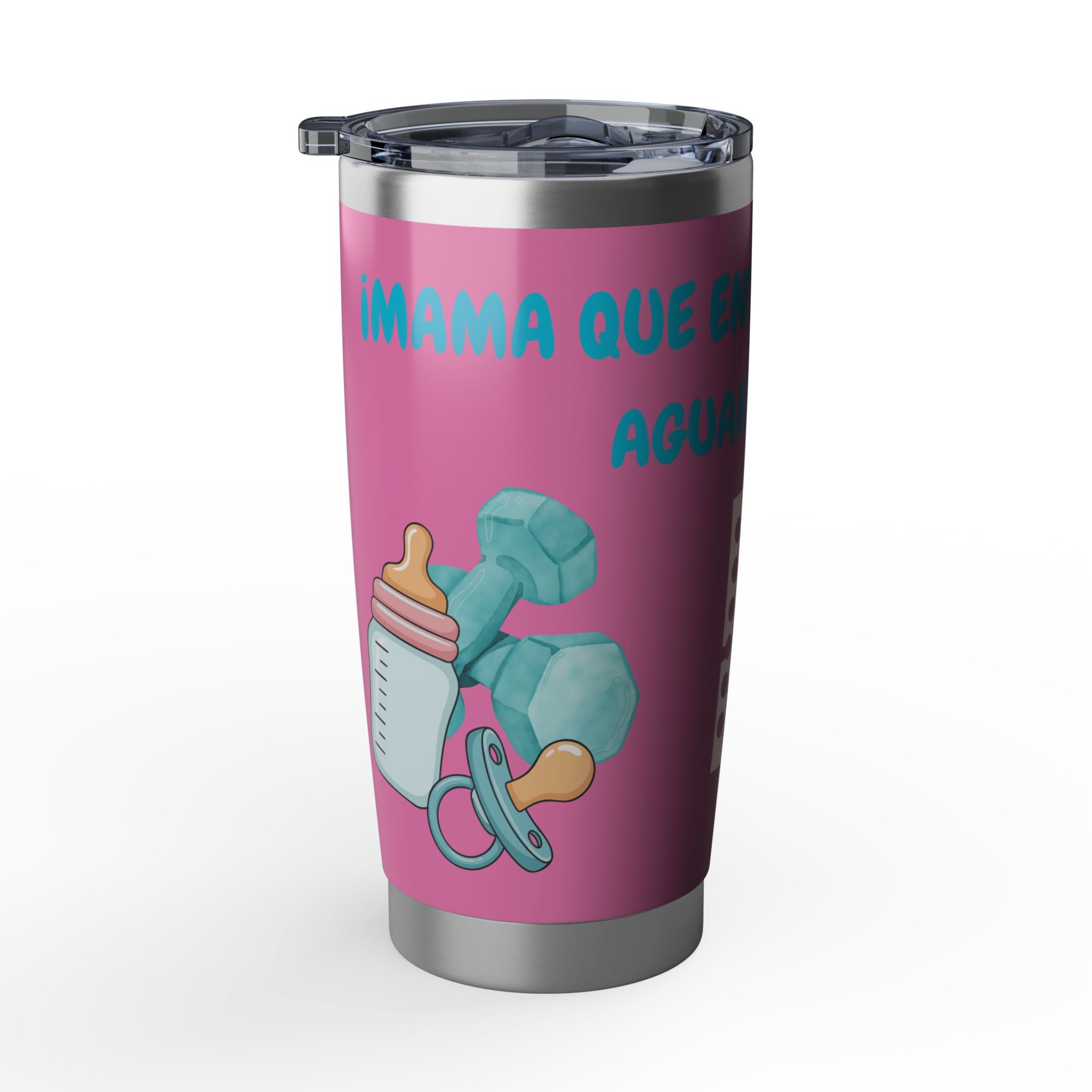 Thank You Mom 20oz Tumbler — Fitness Mom Design (Spanish)