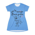 Vestido Camiseta — "Soy la Amiga Flower Power" Despedida de Soltera (Rosa)