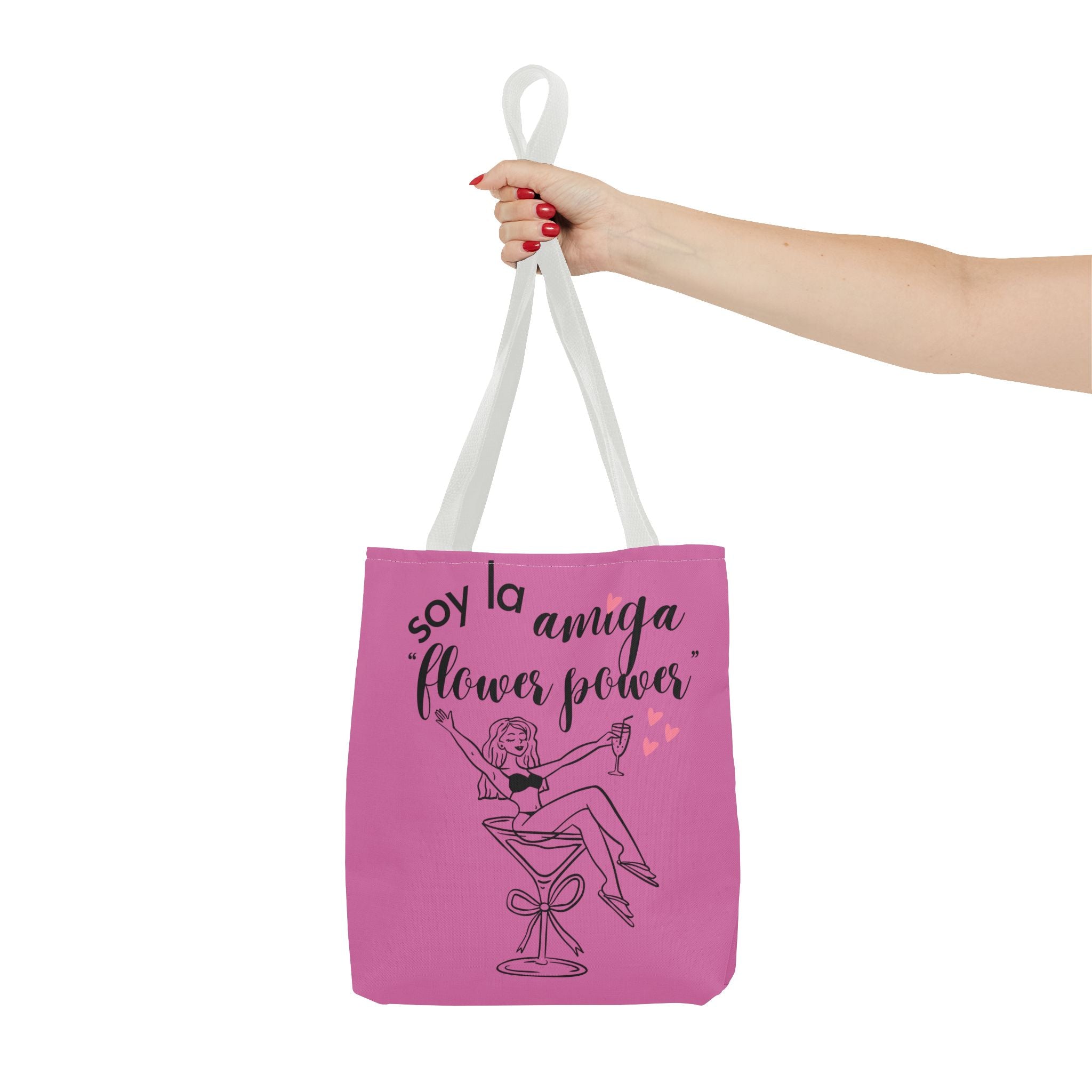 Tote Bag — 'Soy la amiga Flower Power' Bachelorette Bridal Party Tote