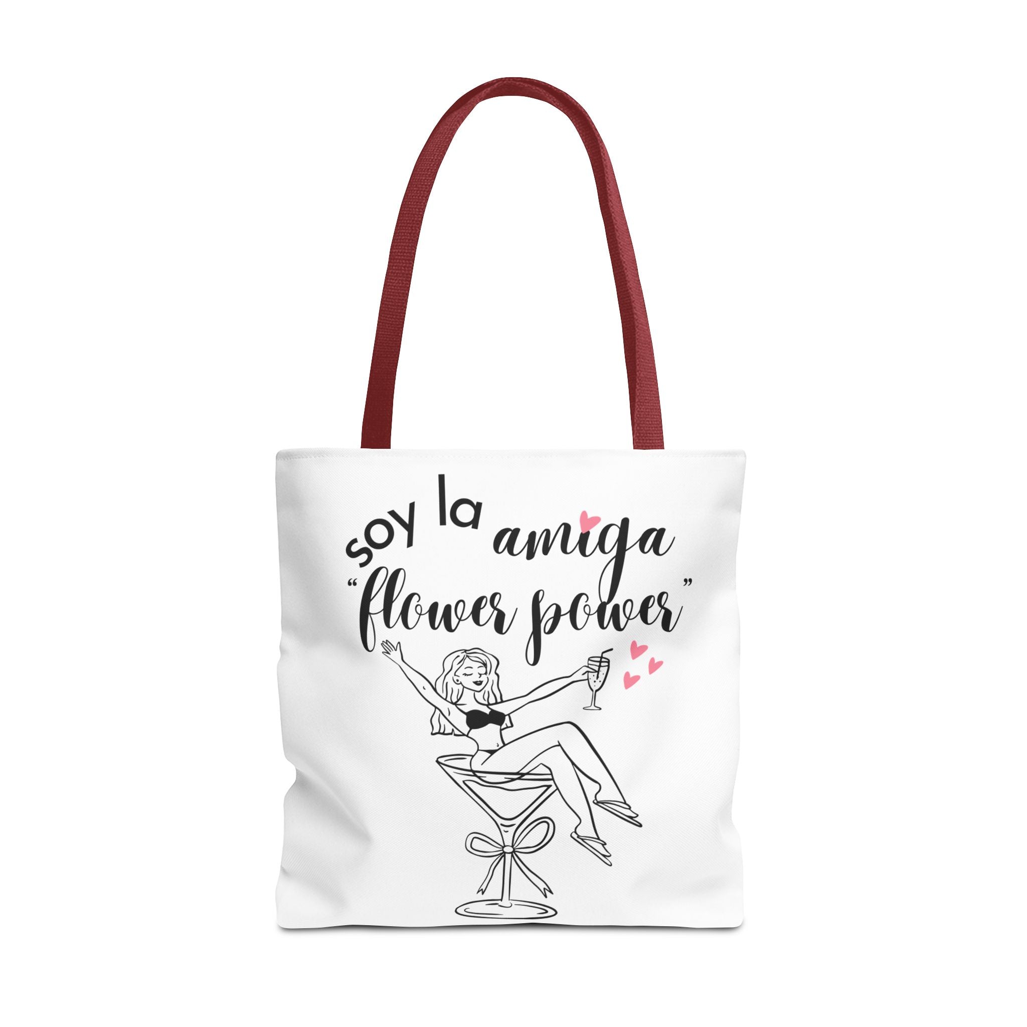 Bolso Tote "Soy la Amiga Flower Power" — Despedida de Soltera