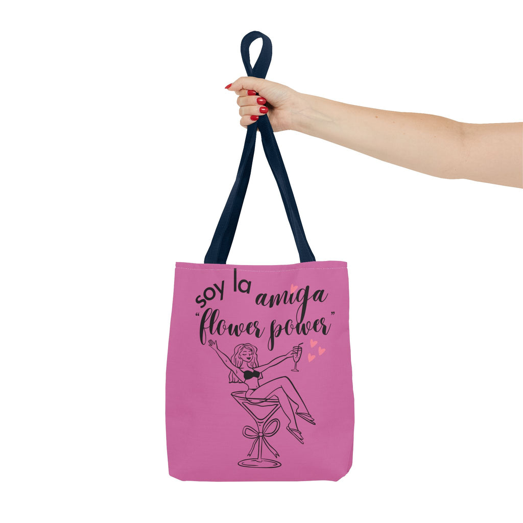 Tote Bag — 'Soy la amiga Flower Power' Bachelorette Bridal Party Tote