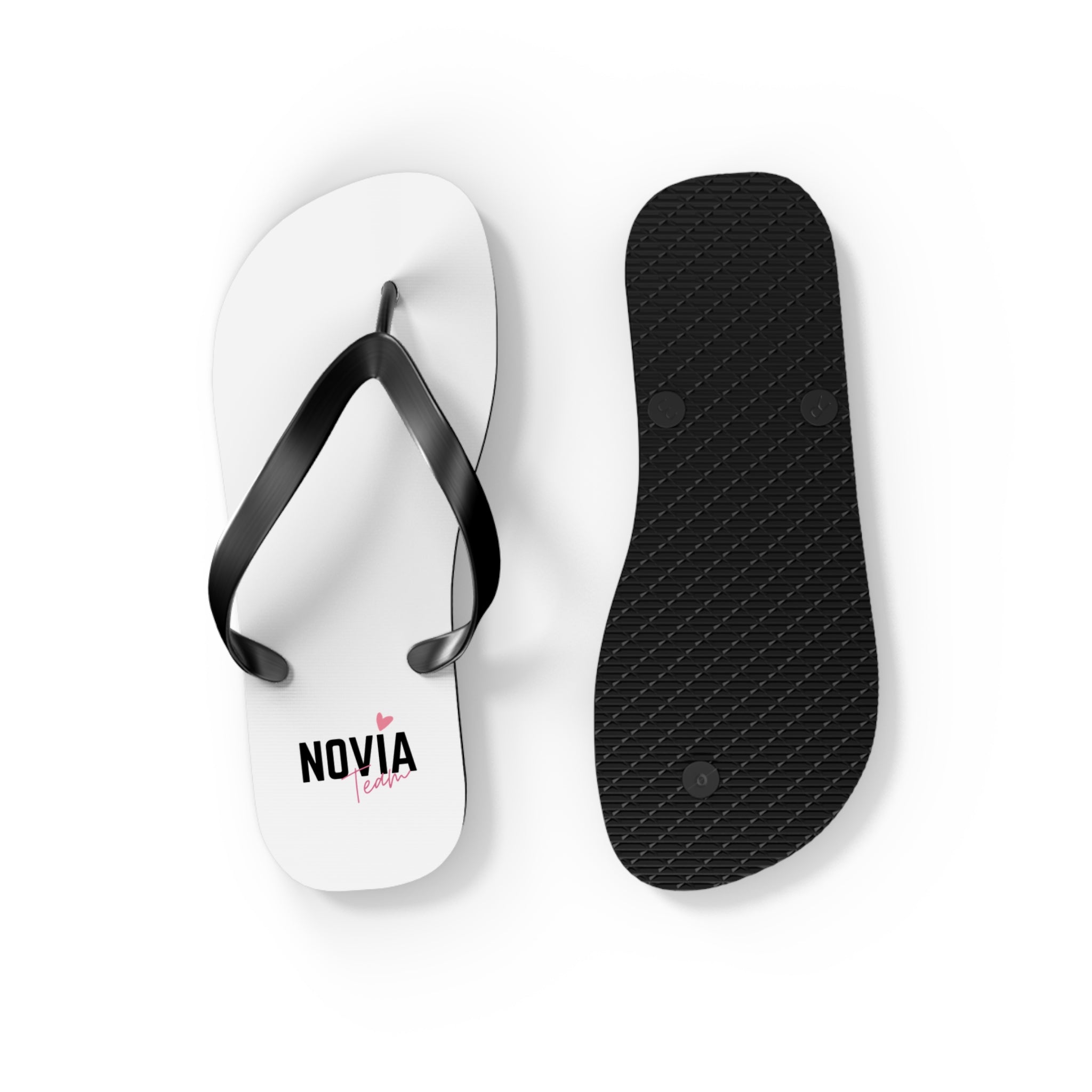 Chanclas NOVIA Team — Sandalias de Playa con Corazón Rosa