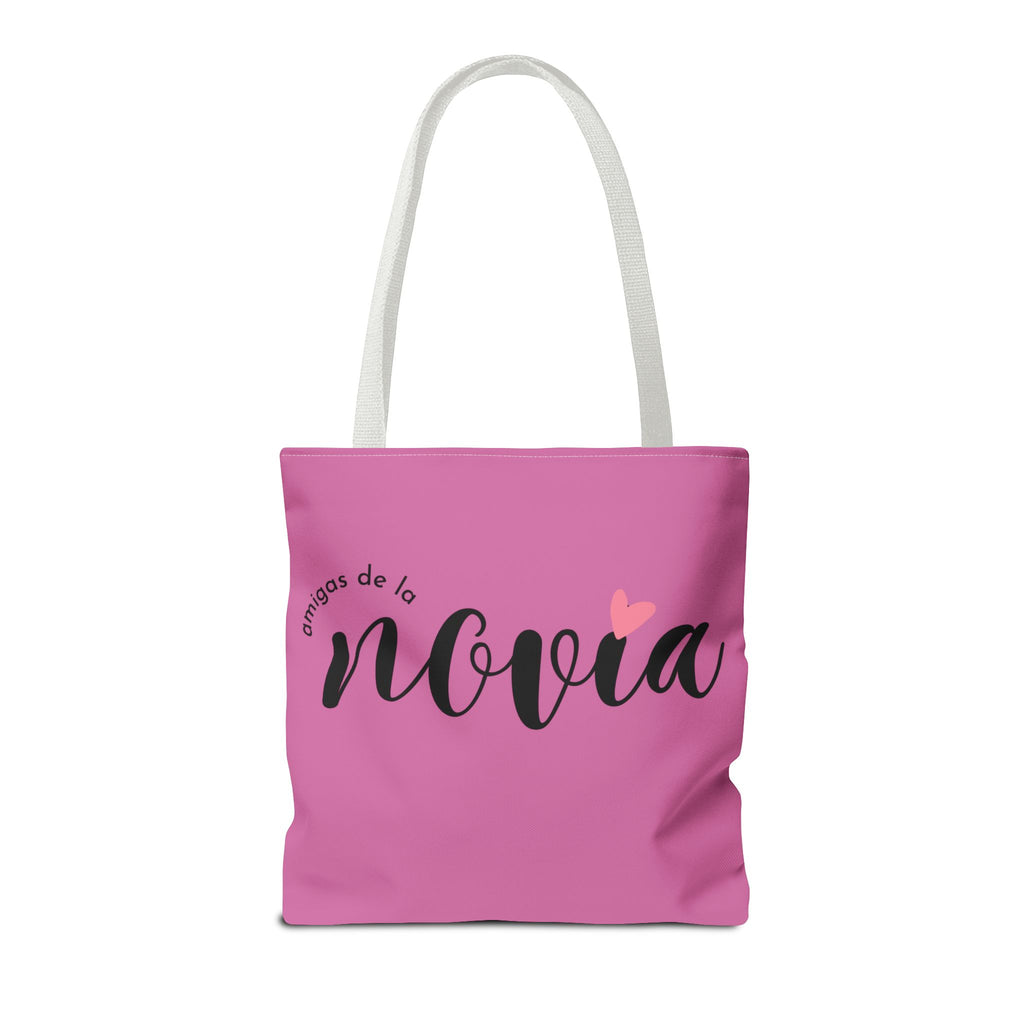 Pink Spanish Bachelorette Tote – “Soy la amiga cañera / Amigas de la novia” Canvas Bag
