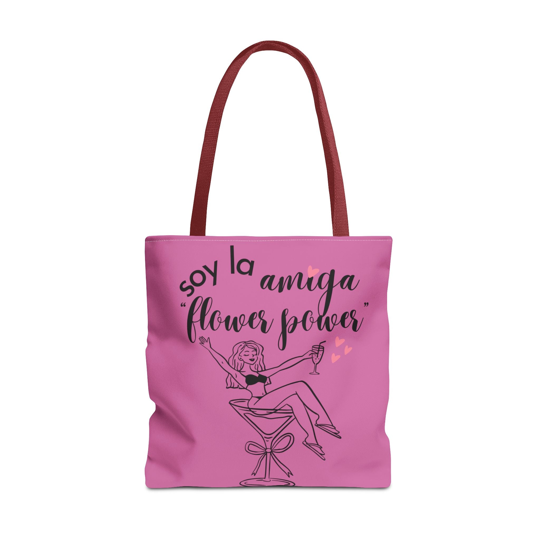 Tote Bag — 'Soy la amiga Flower Power' Bachelorette Bridal Party Tote