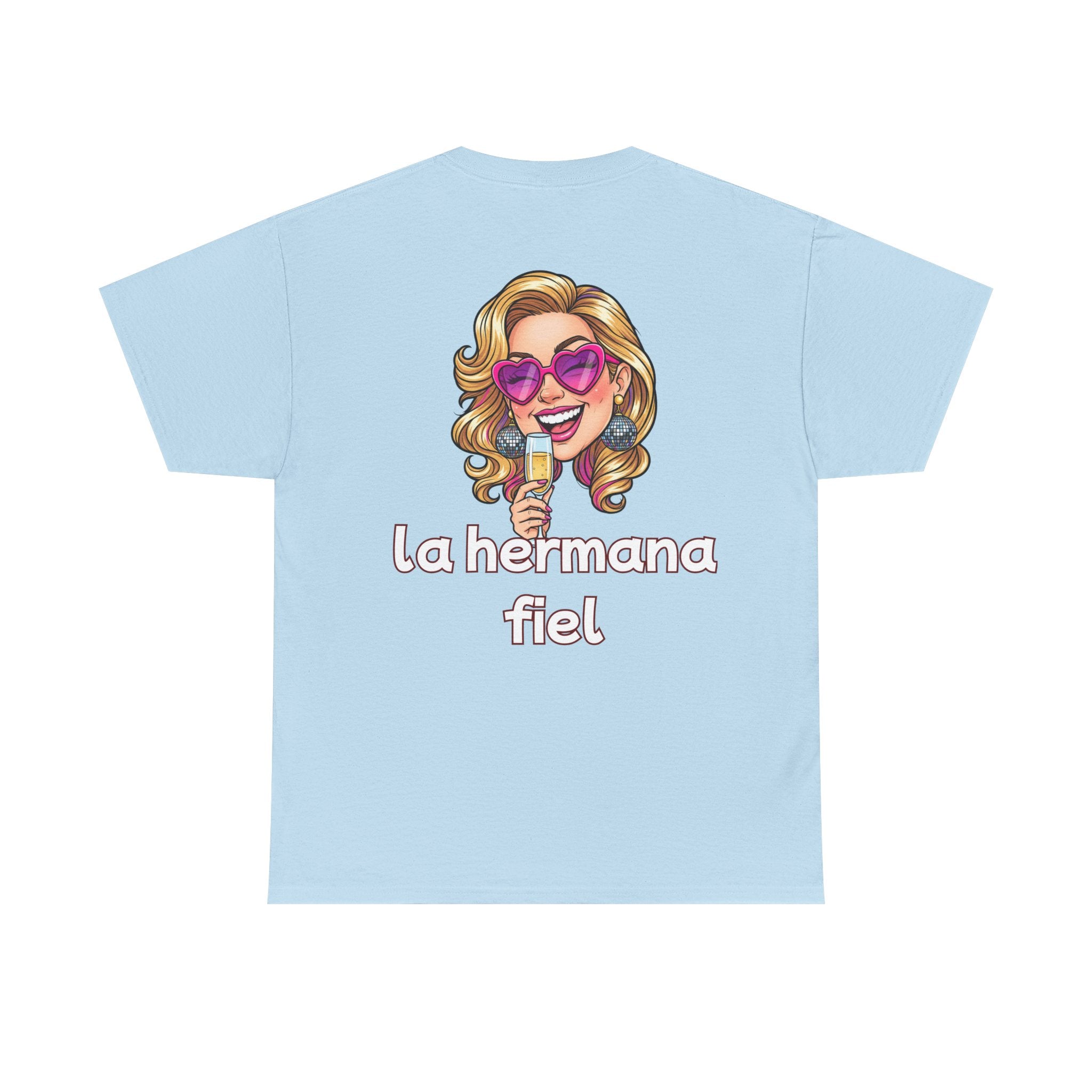 T-Shirt — "¿Quién soy? / la hermana fiel" Smiley Spanish Graphic Tee
