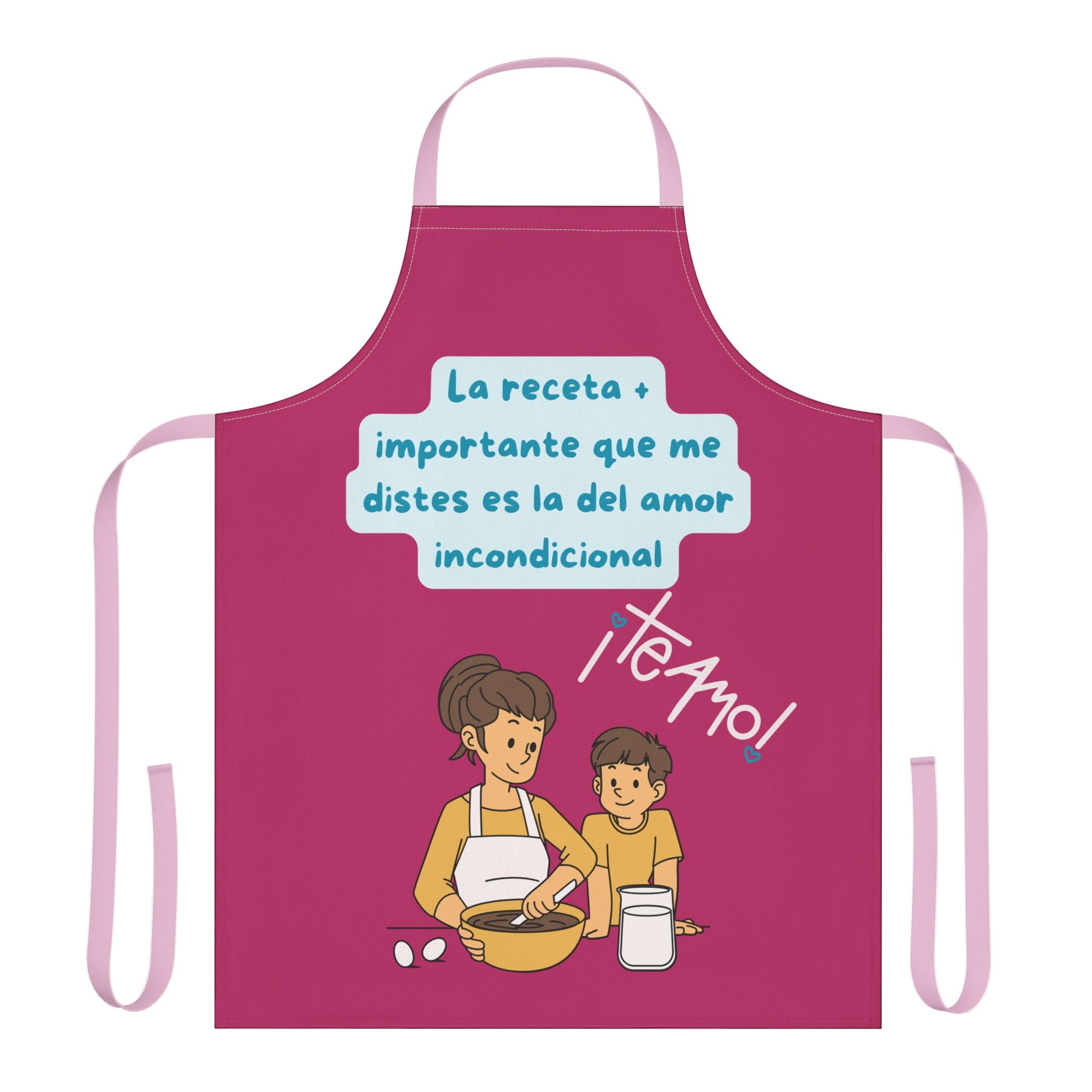 Apron — "La receta más importante" Spanish Love Cooking Apron