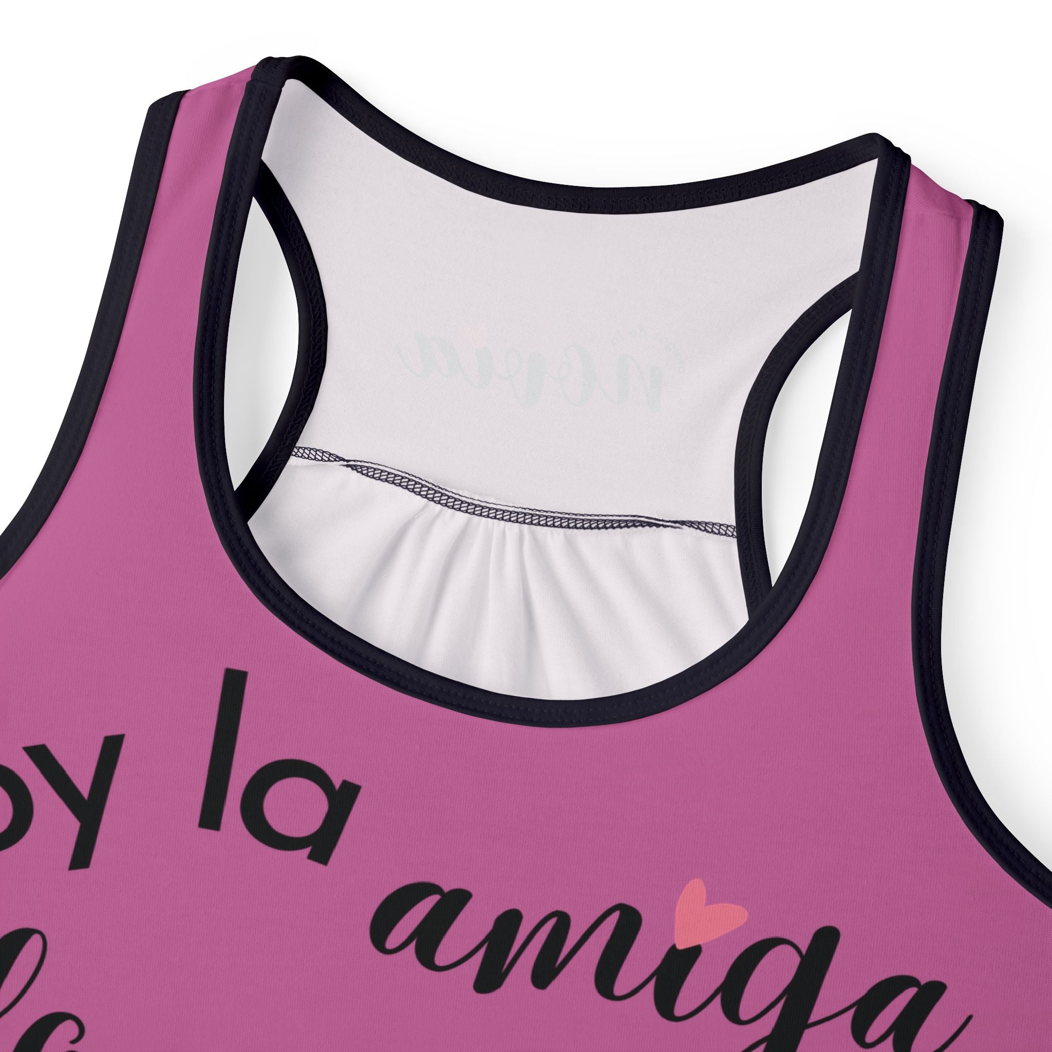 Camiseta de Tirantes — "Soy la Amiga Flower Power" Despedida de Soltera (Amiga de la Novia)