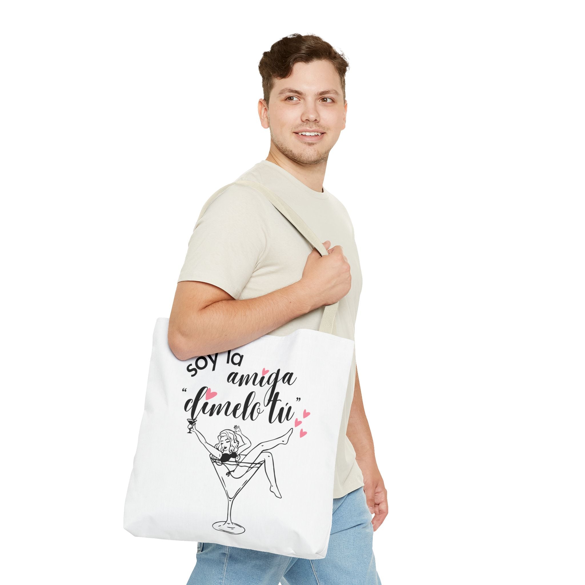 Bolso Tote "Soy la Amiga, Dímelo Tú" — Despedida de Soltera