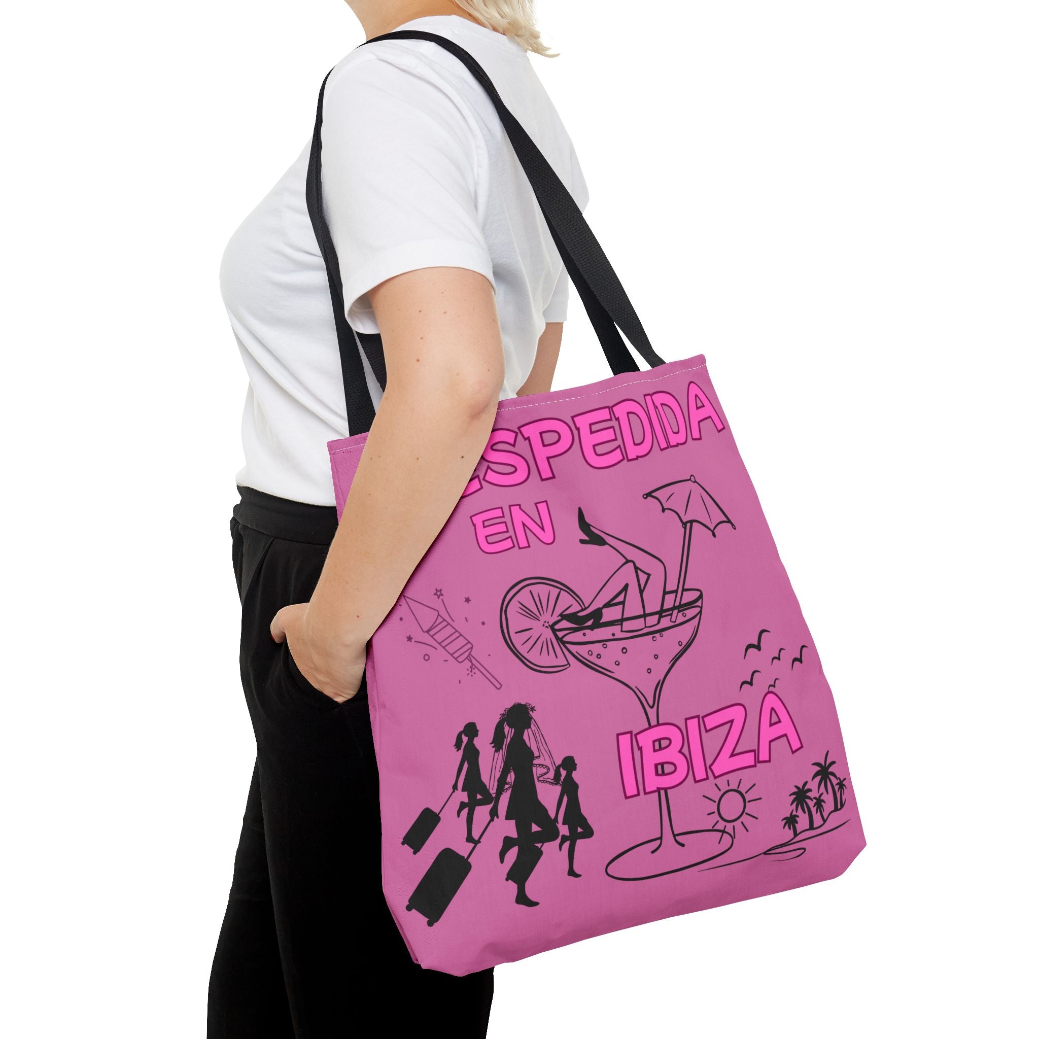 Bolso Tote "Despedida en Ibiza" Lila — Despedida de Soltera