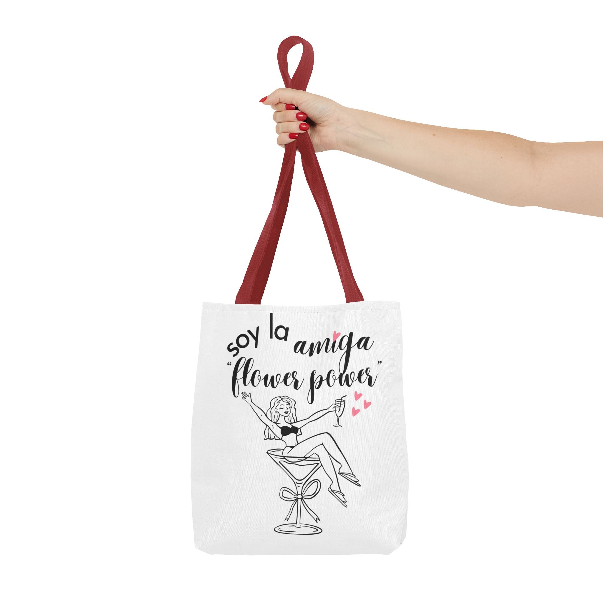 Bolso Tote "Soy la Amiga Flower Power" — Despedida de Soltera