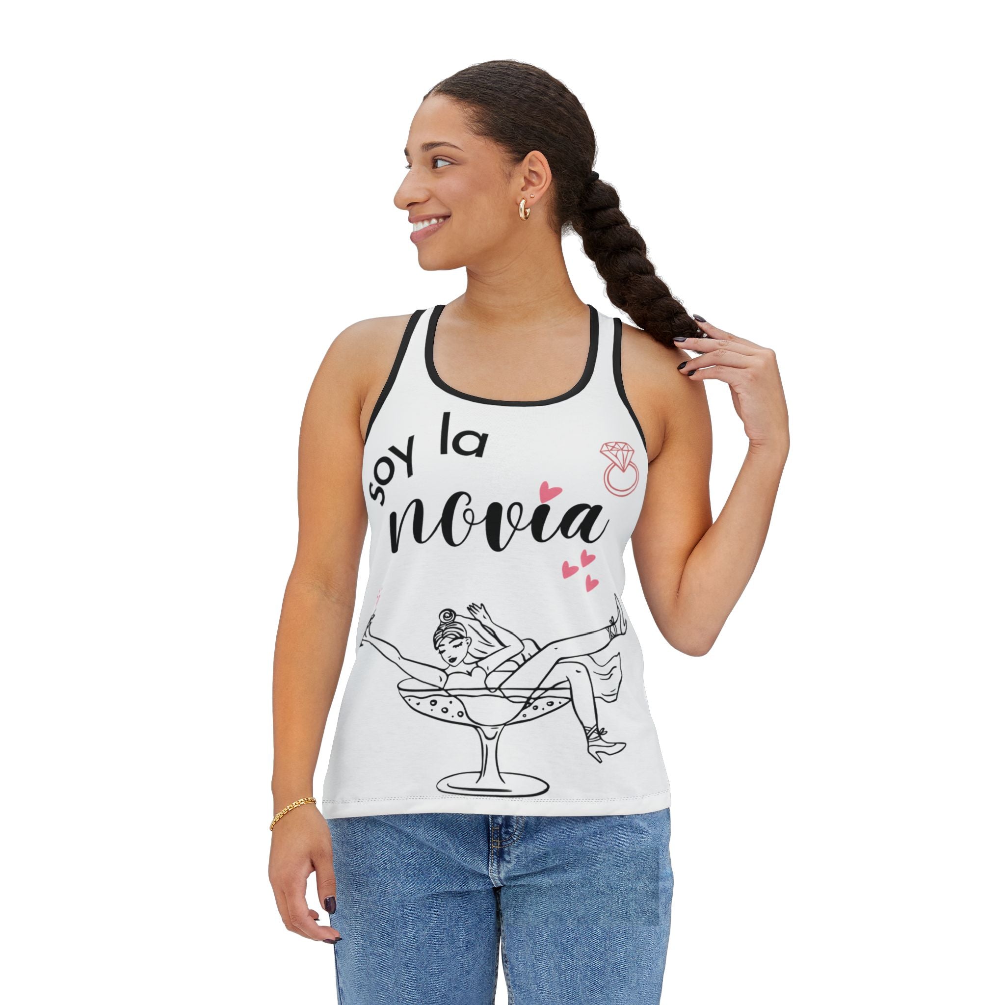 Camiseta de Tirantes — "Soy la Novia" Despedida de Soltera (Novia Team)