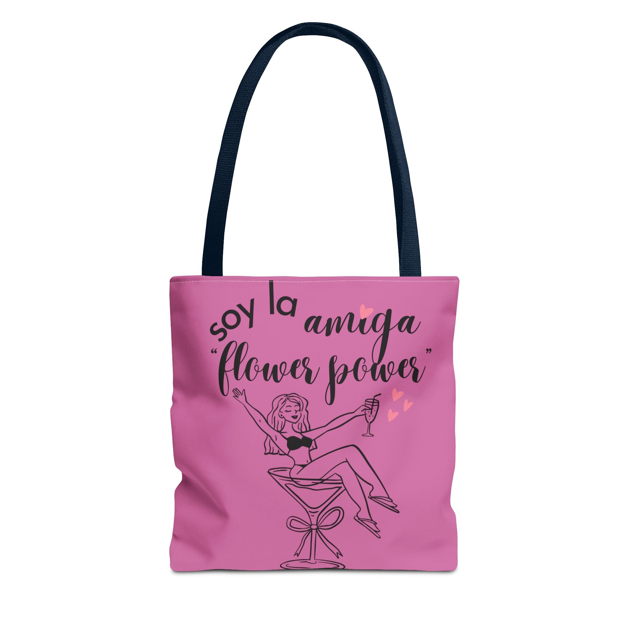 Tote Bag — 'Soy la amiga Flower Power' Bachelorette Bridal Party Tote