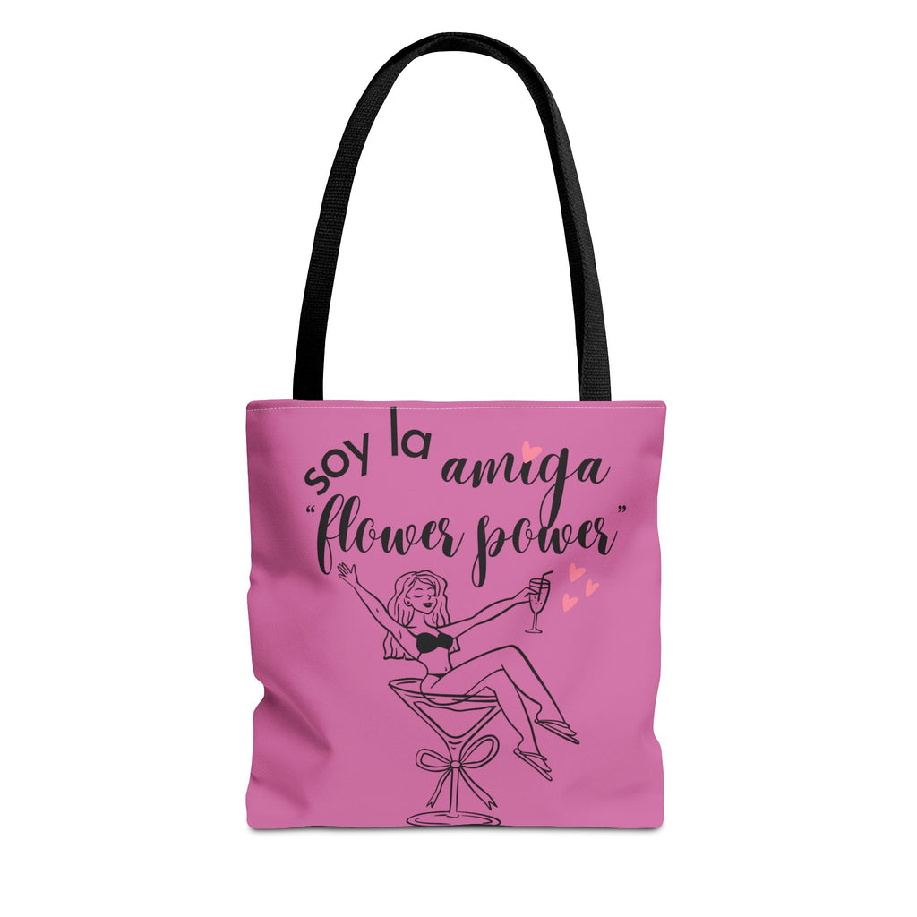 Tote Bag — 'Soy la amiga Flower Power' Bachelorette Bridal Party Tote