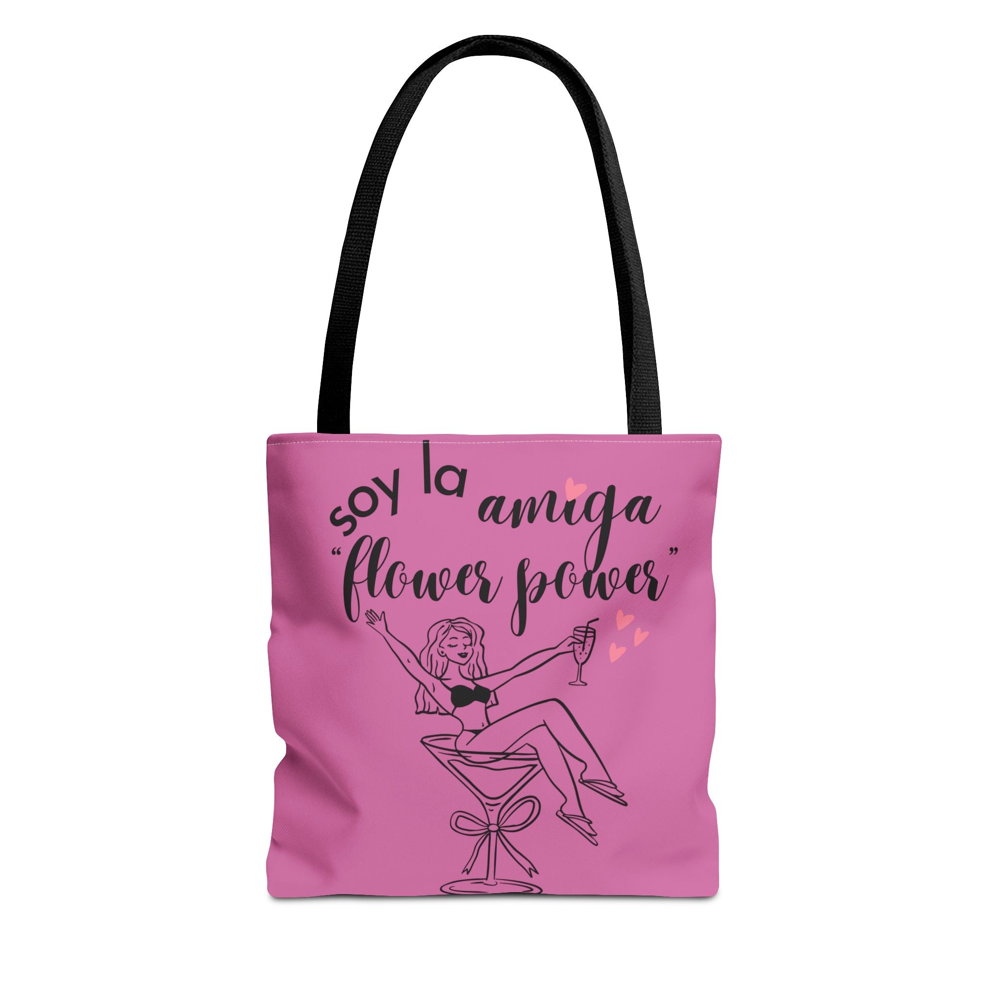 Tote Bag — 'Soy la amiga Flower Power' Bachelorette Bridal Party Tote