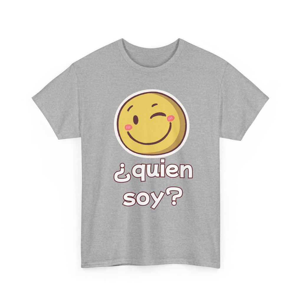 Graphic Tee — "¿Quién soy? / La madre feliz" Smiley & Retro Mom