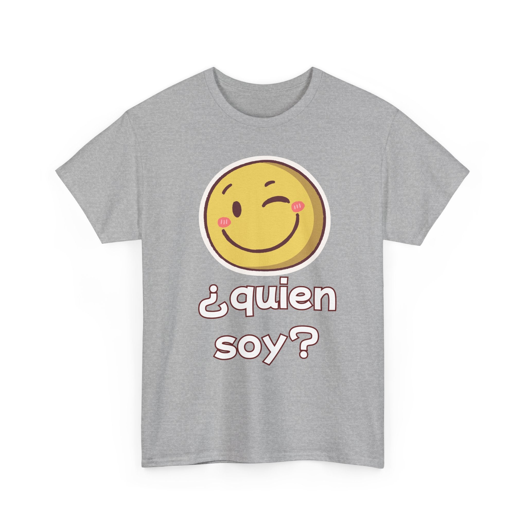 Graphic Tee — "¿Quién soy? / La madre feliz" Smiley & Retro Mom