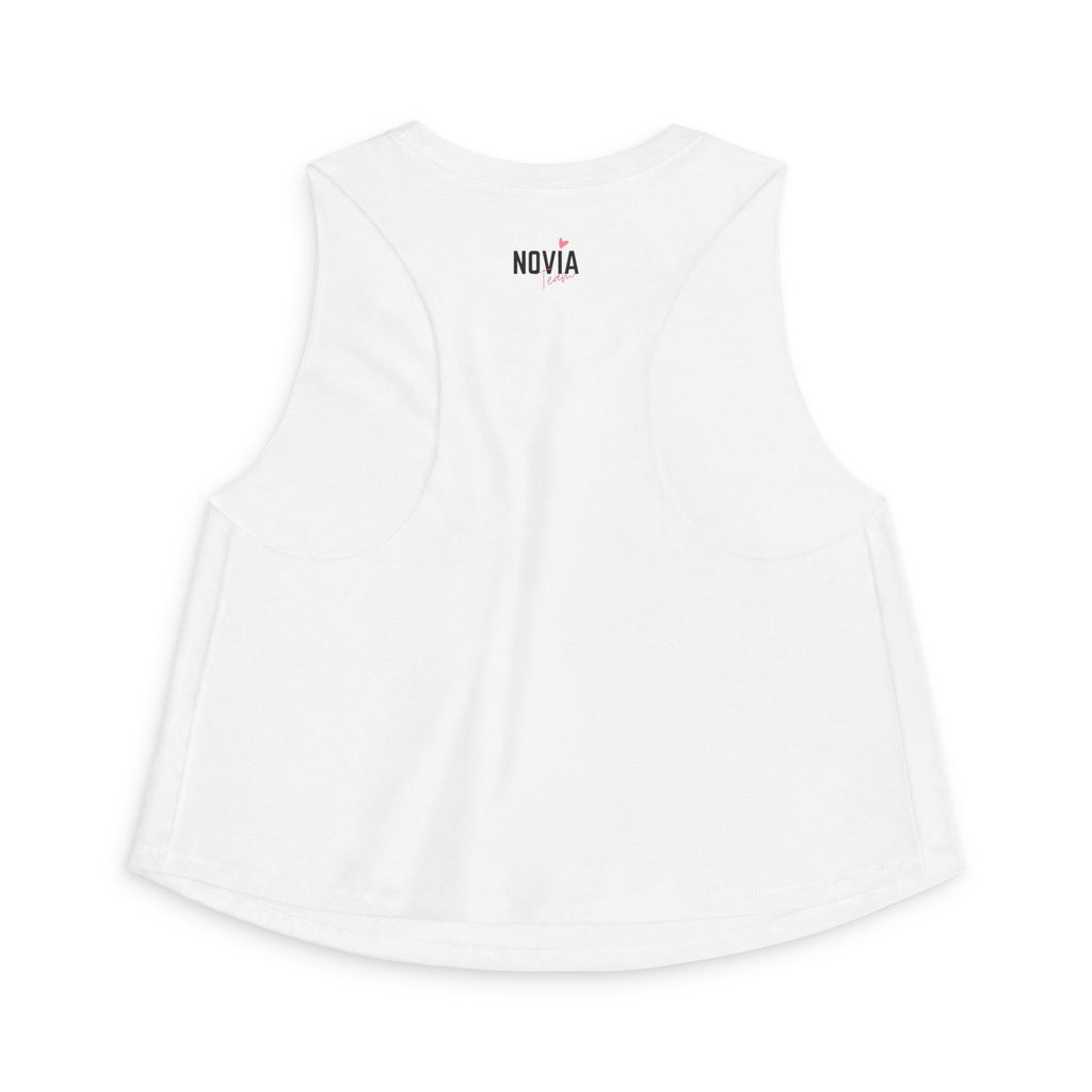 Crop Top Novia Team — Camiseta Tirantes Despedida de Soltera