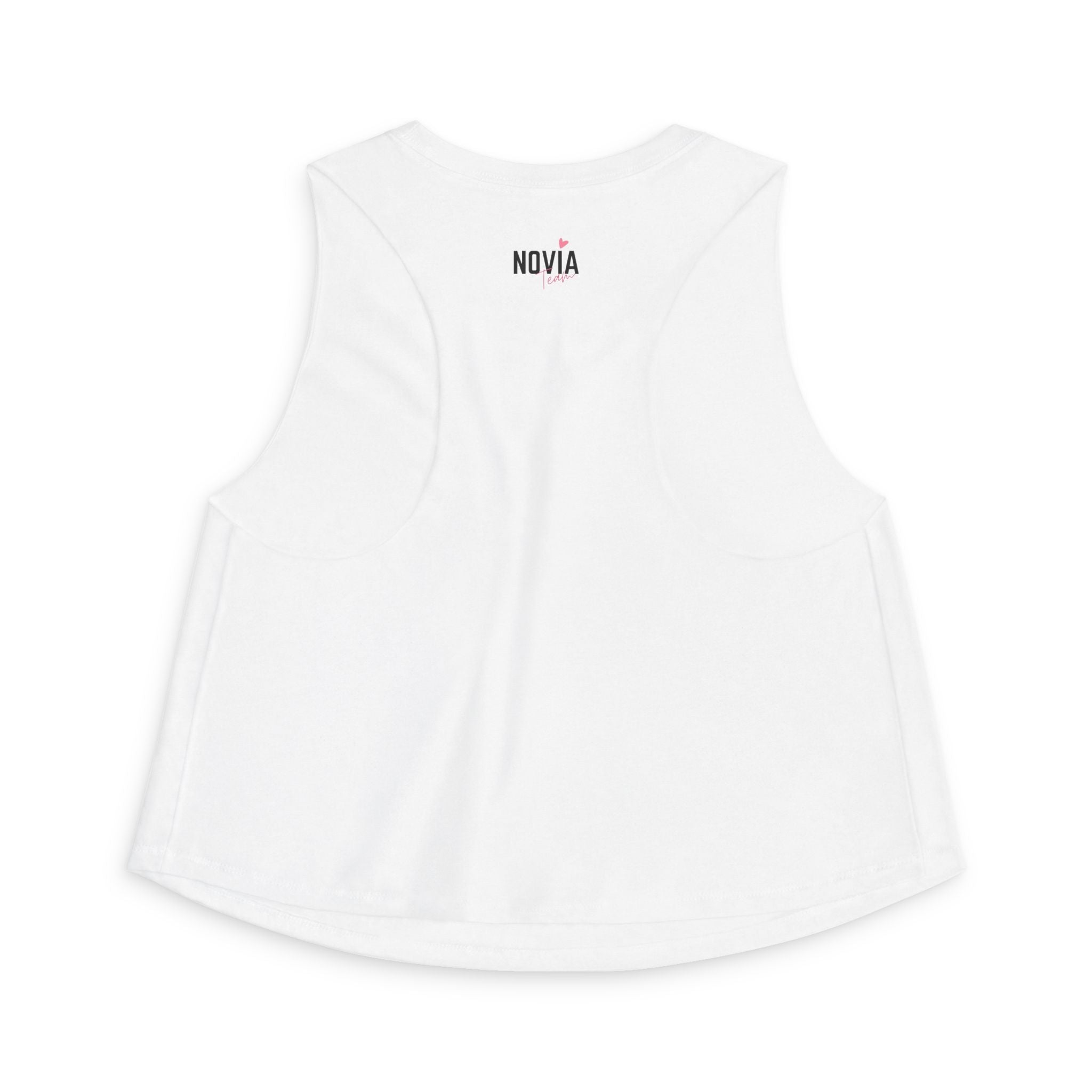 Crop Top Novia Team — Camiseta Tirantes Despedida de Soltera